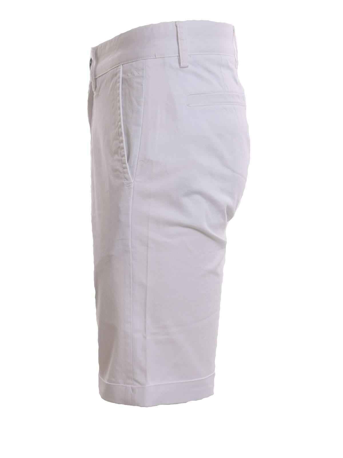 BERMUDA SHORT UOMO SUN68 SUN 68 FOLD B31101 COTONE BIANCO ORIGINALE PE 2021