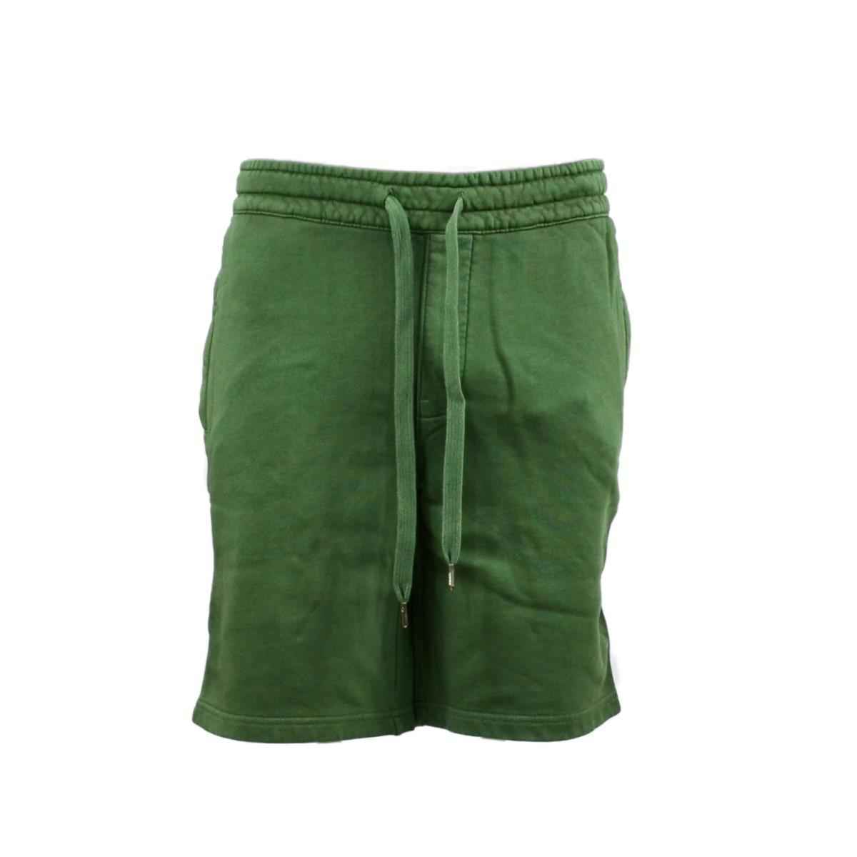 BERMUDA SHORT UOMO SUN68 SUN 68 COLD DYE F31135 COTONE VERDE ORIGINALE PE 2021