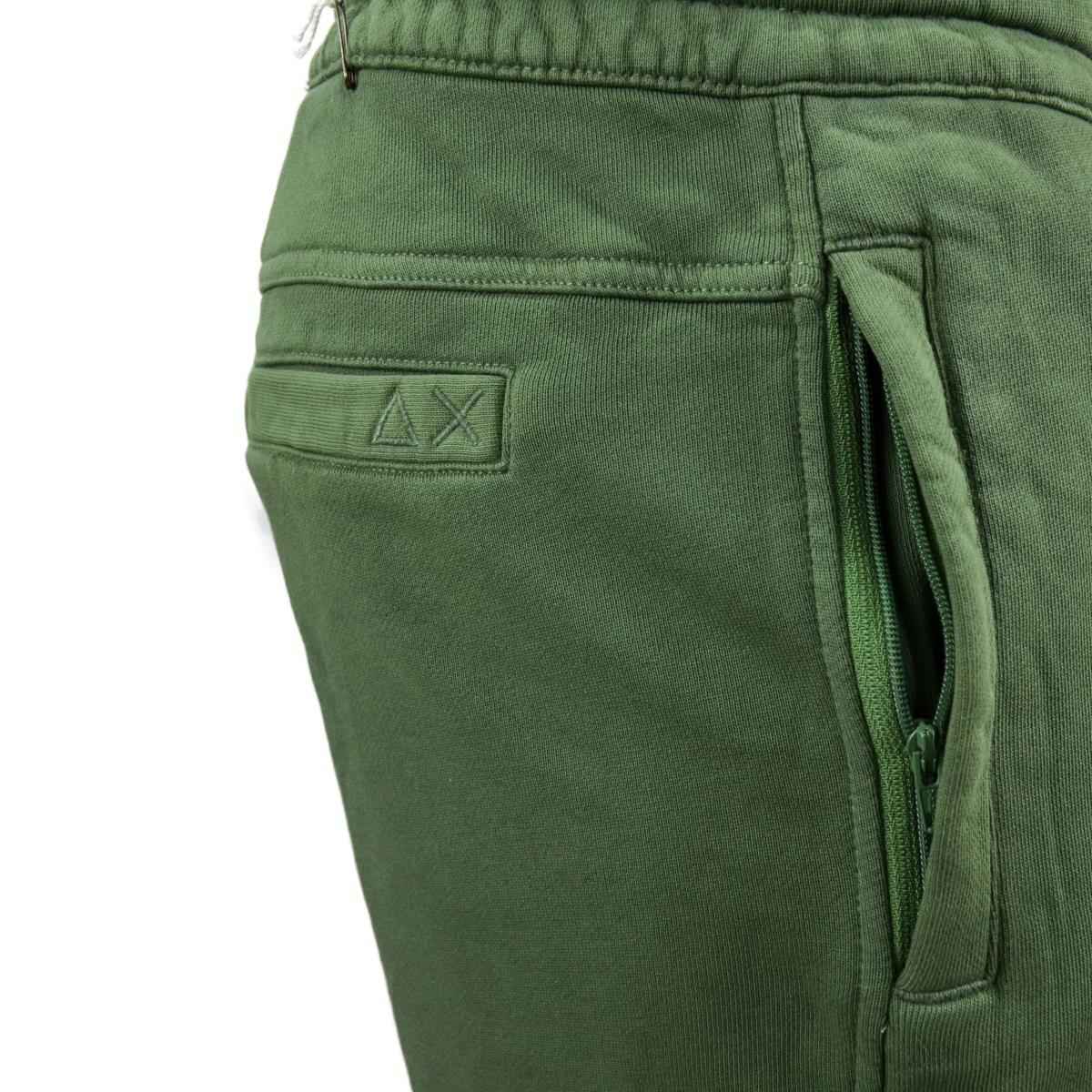 BERMUDA SHORT UOMO SUN68 SUN 68 COLD DYE F31135 COTONE VERDE ORIGINALE PE 2021