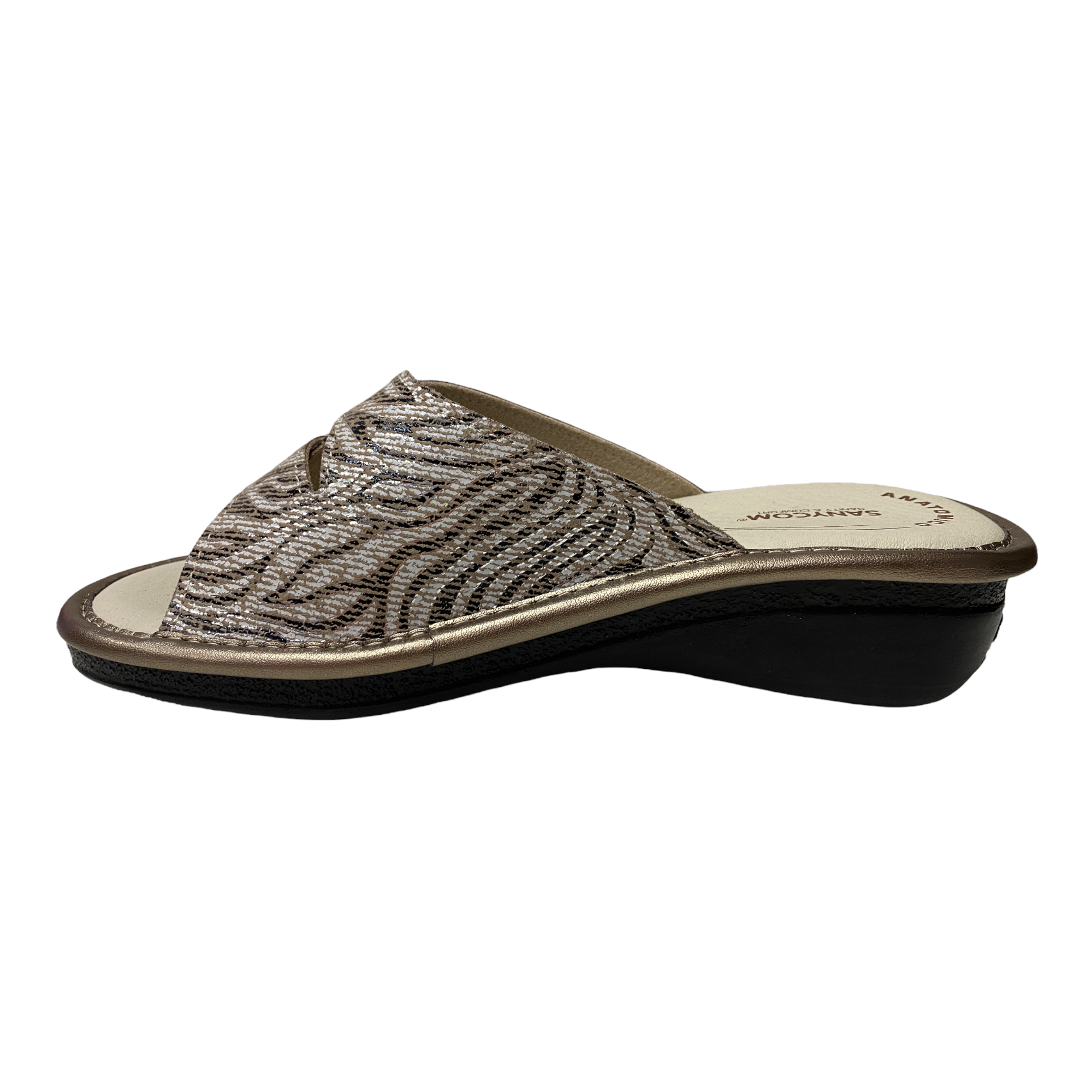 SCARPE CIABATTE CIABATTA DONNA SANYCOM 87 PELLE BEIGE ORIGINALE PE 2022