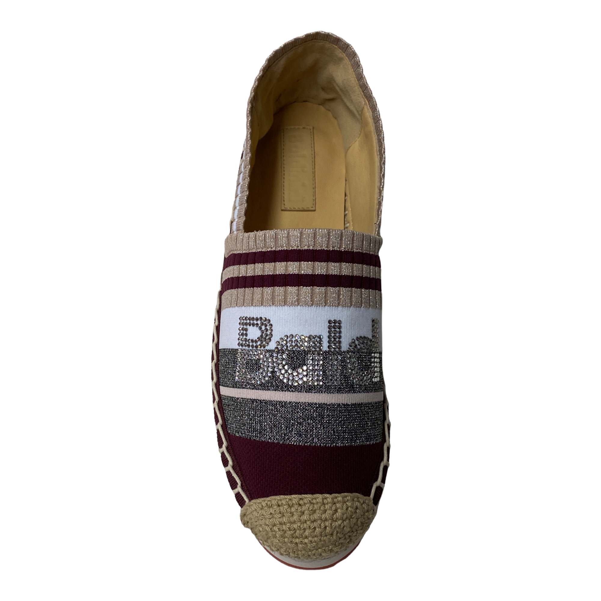 SCARPE SLIP ON MOCASSINO DONNA BALDININI 098250XVARI747474XXX BORDO ORIGINALE PE