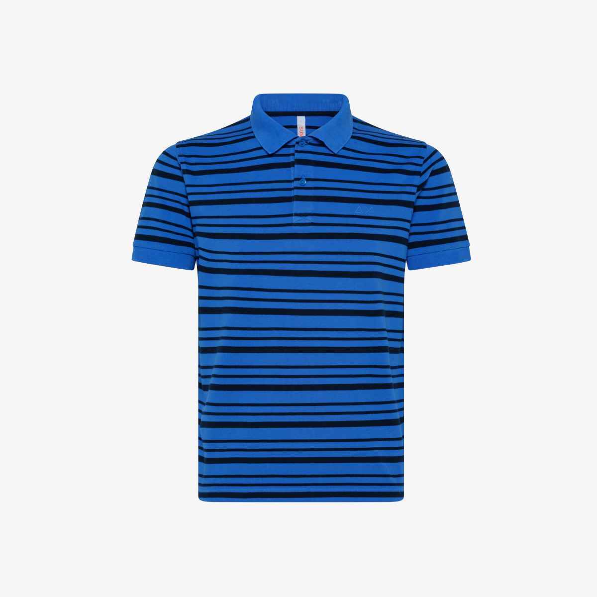 MAGLIA POLO T SHIRT SUN68 SUN 68 A32107 COTONE 12 BLU ORIGINALE PE 2022