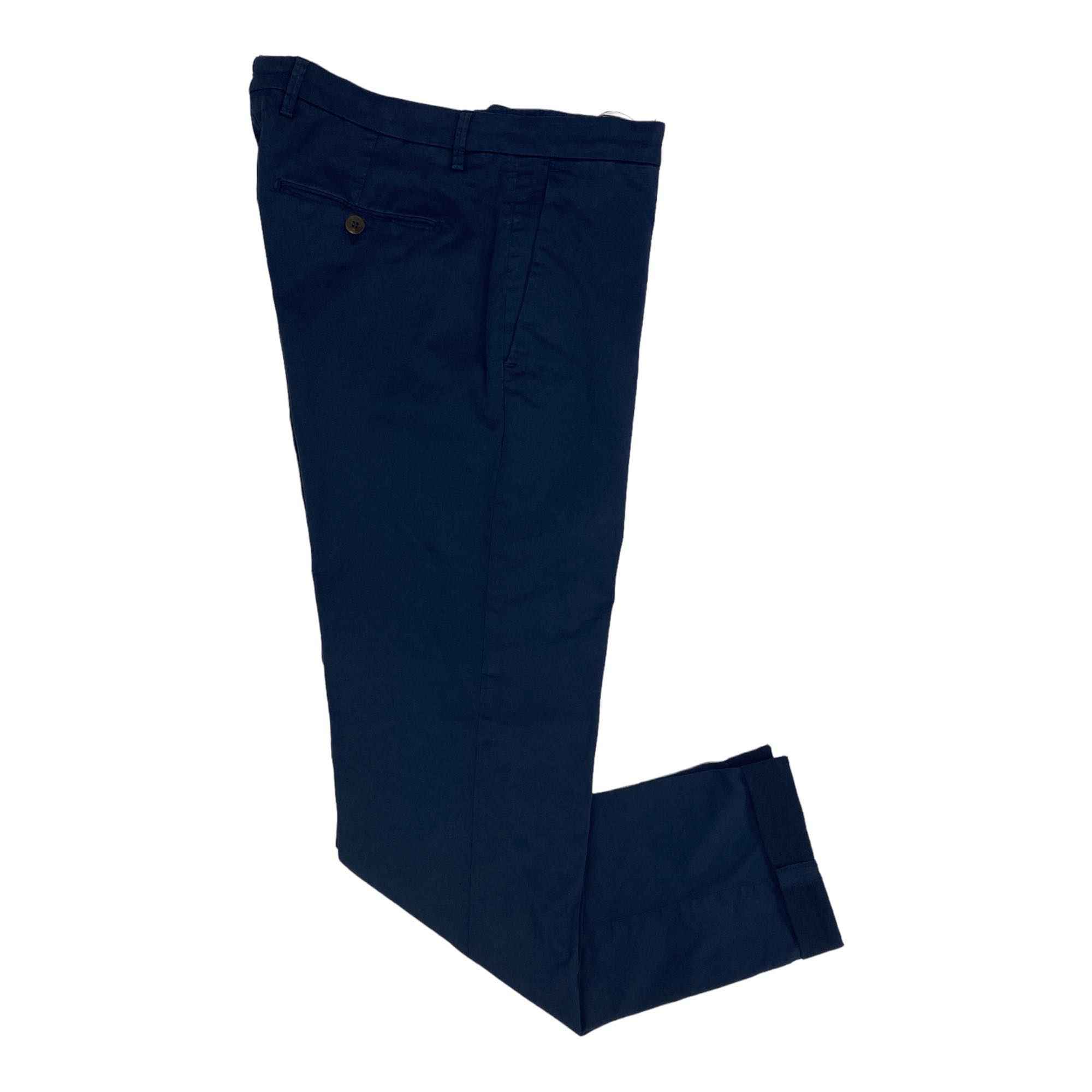 PANTALONI PANTALONE UOMO SIVIGLIA CHINO MQ2108 80220 COTONE 705 BLU ORIGINALE PE