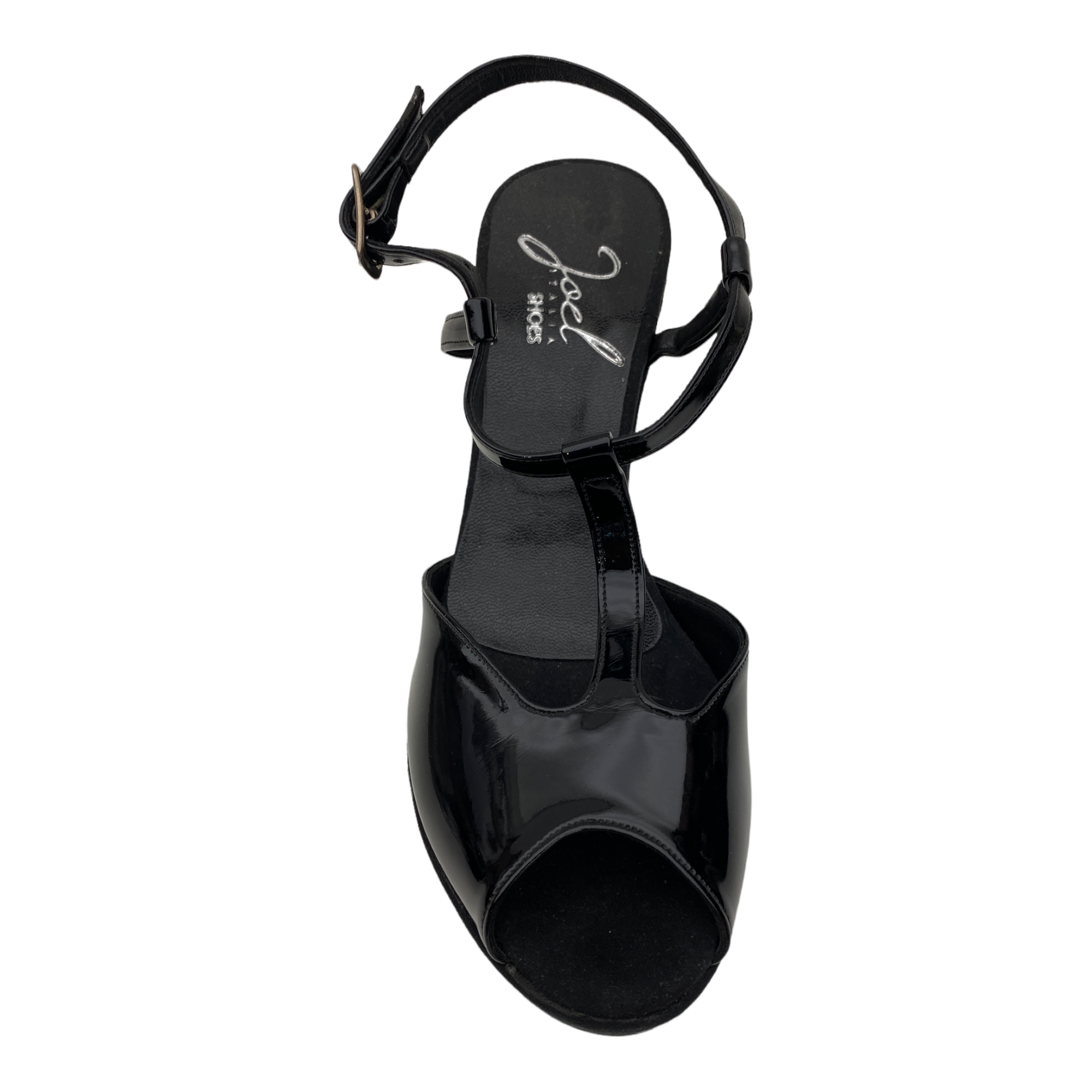 SCARPE SANDALO TACCO DECOLTE DONNA JOEL ANNA ECO PELLE NERO ORIGINALE PE