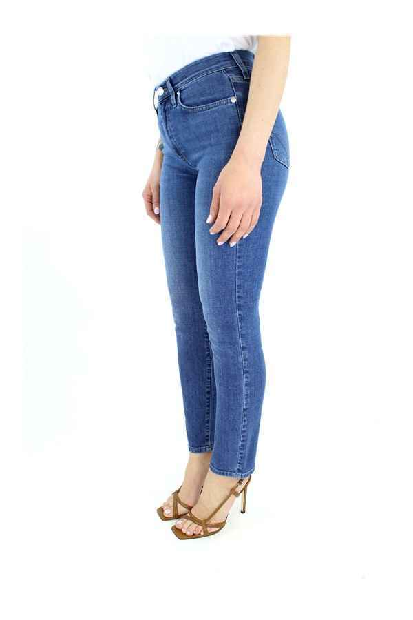 PANTALONE JEANS DONNA ROY ROGERS FLO HIGH P22RND207D364A133 BLU ORIGINAL PE 2022