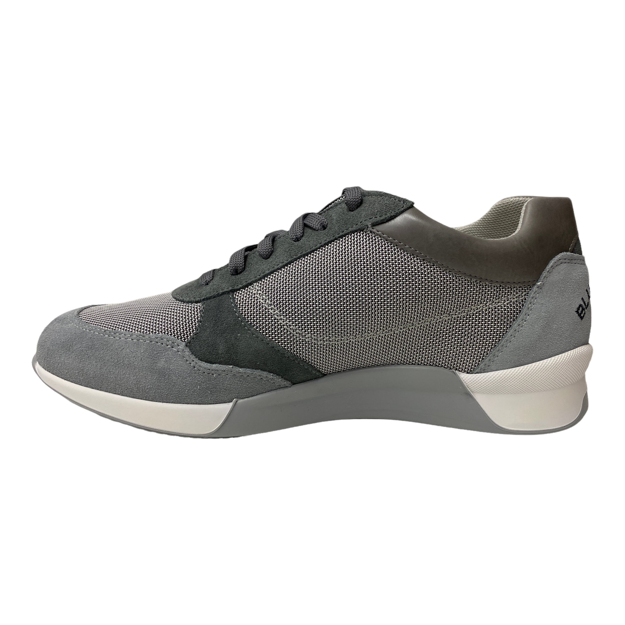 SCARPE SNEAKERS CASUAL UOMO BYBLOS 682057 PELLE GRIGIO ORIGINALE PE