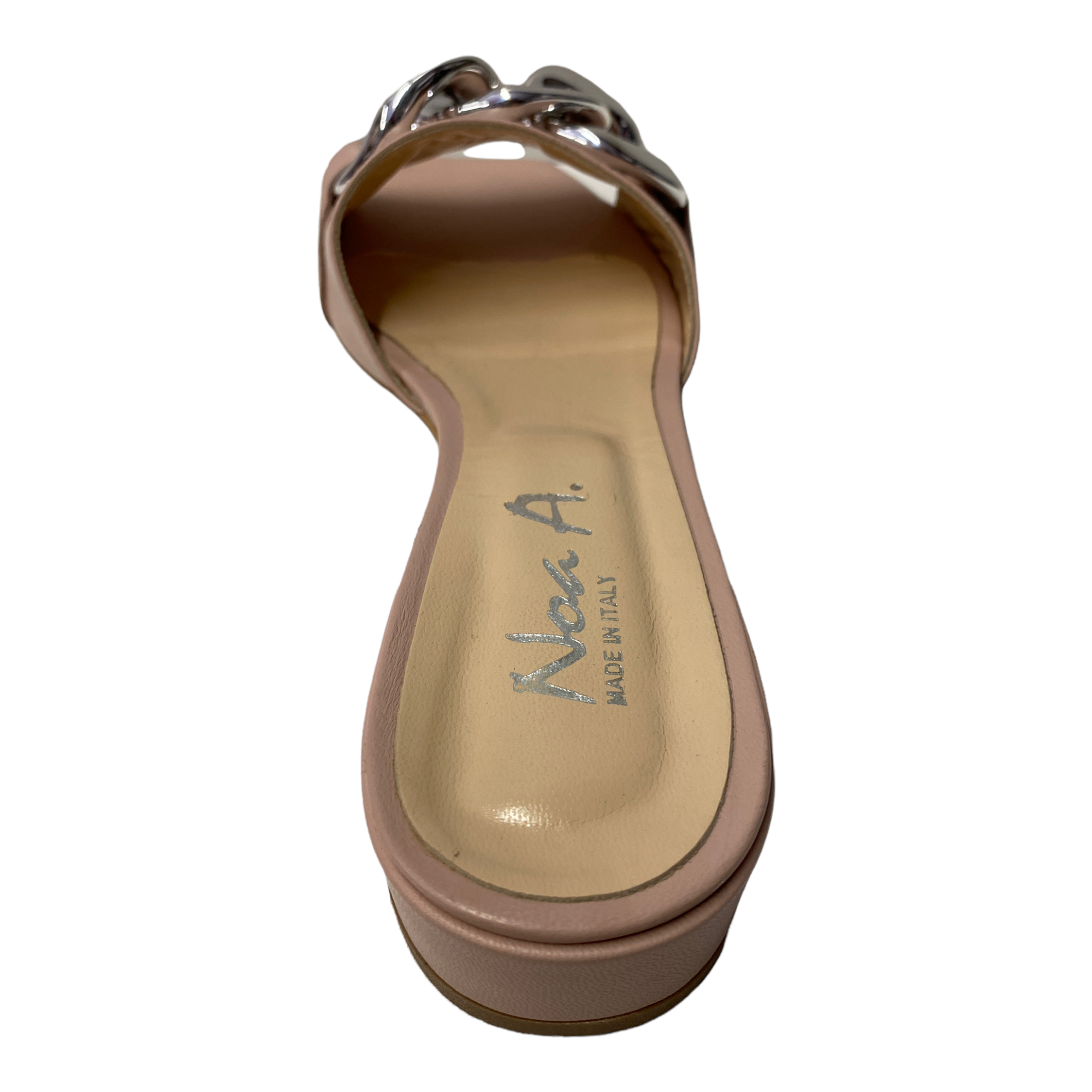 SCARPE CIABATTE SANDALO SANDALI DONNA NOA A ALE02 PELLE ROSA ORIGINALE PE