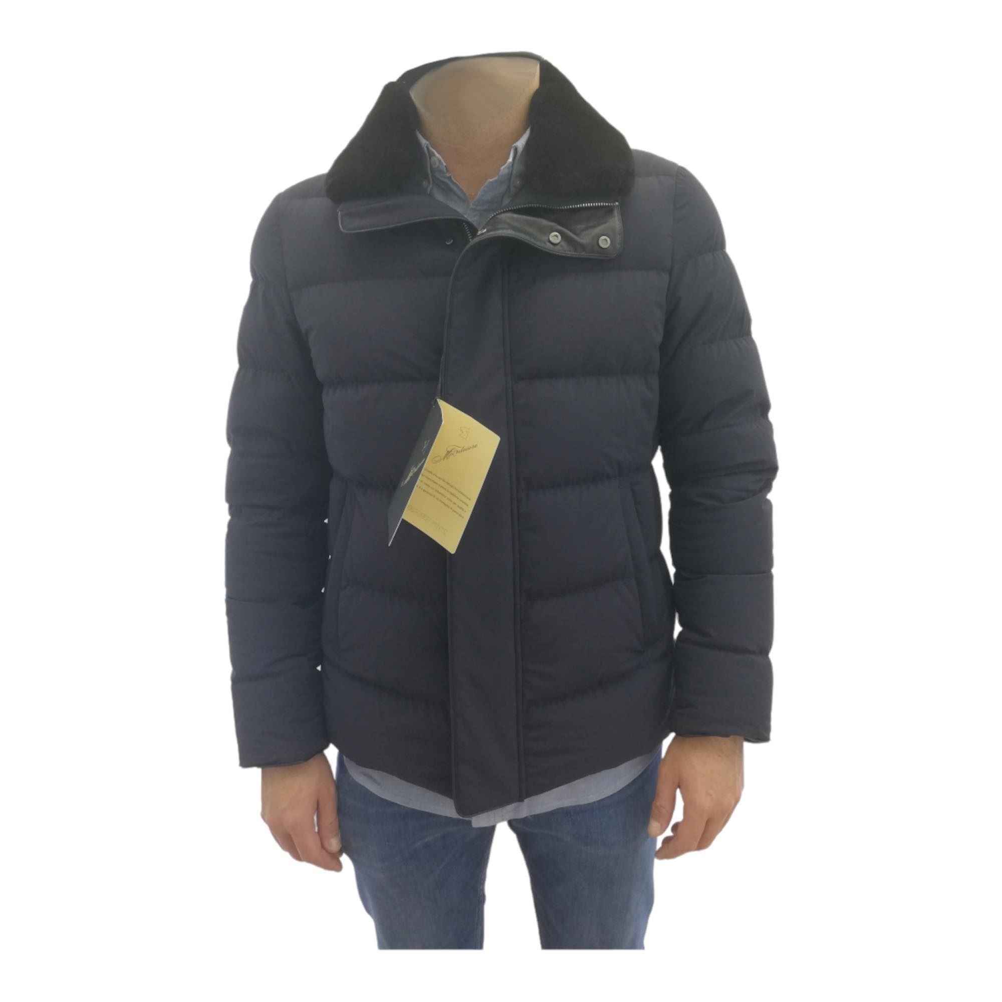 GIUBBINO BOMBER PIUMINO UOMO MONTECORE 2720CX114P 192560 NERO ORIGINALE AI