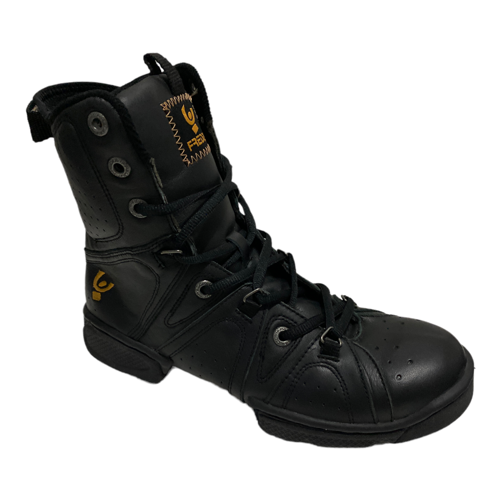 SCARPE SNEAKERS DANZA DONNA FREDDY PRODID 589L PELLE NERO ORIGINALE AI