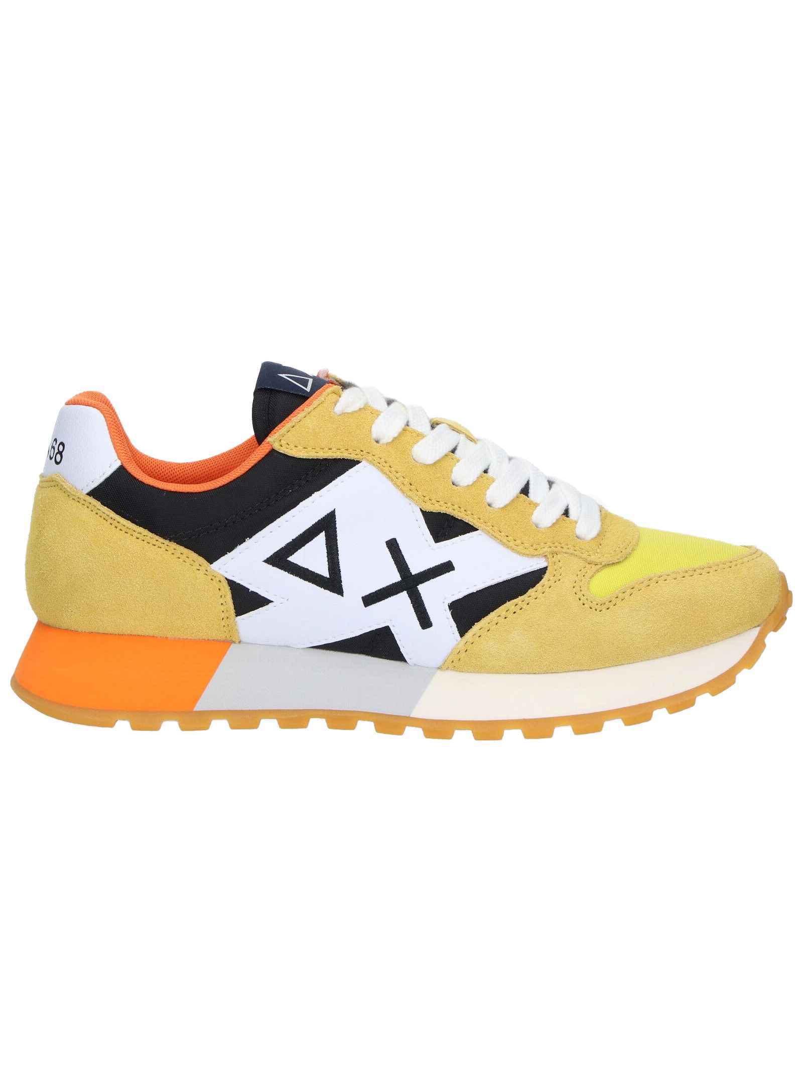 SCARPE SNEAKERS UOMO SUN68 SUN 68 JAKI Z32111 PELLE GIALLO ORIGINALE AI 2023