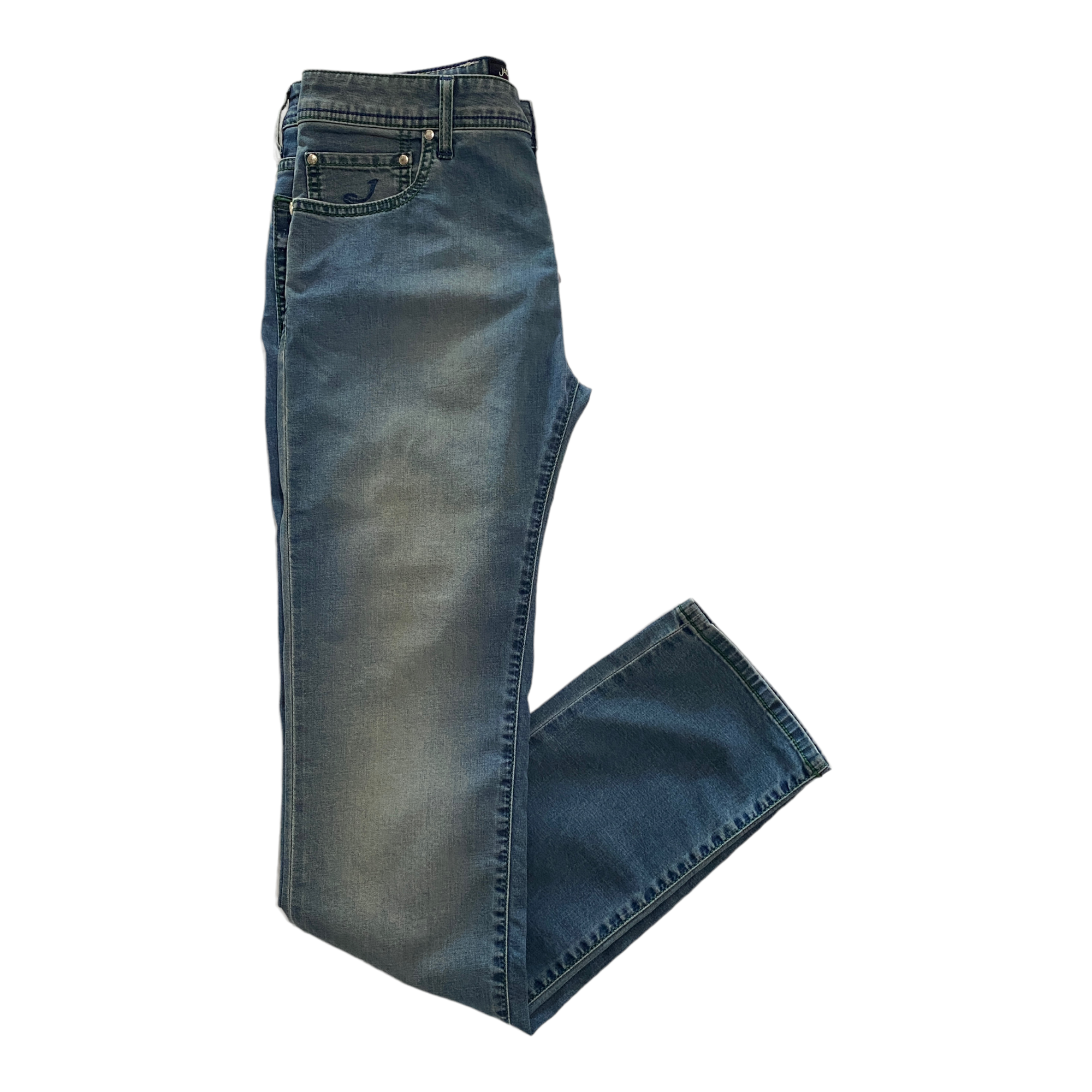 PANTALONE JEANS UOMO JACOB COHEN J688 J0491051W 31 COTONE BLU ORIGINALE PE