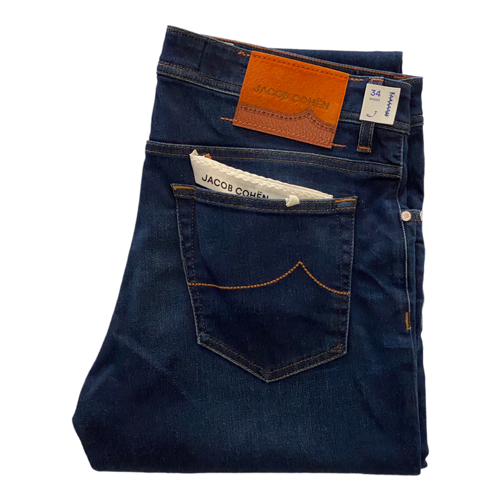 PANTALONE JEANS UOMO JACOB COHEN J688 X0530122W 281 COTONE BLU ORIGINALE PE