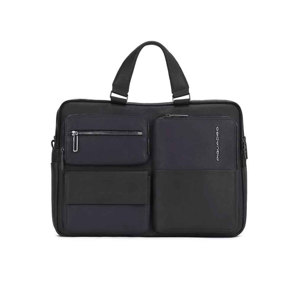 BORSA CARTELLA BORSE UOMO PIQUADRO CA5882W116 PELLE NERO ORIGINALE AI 2023