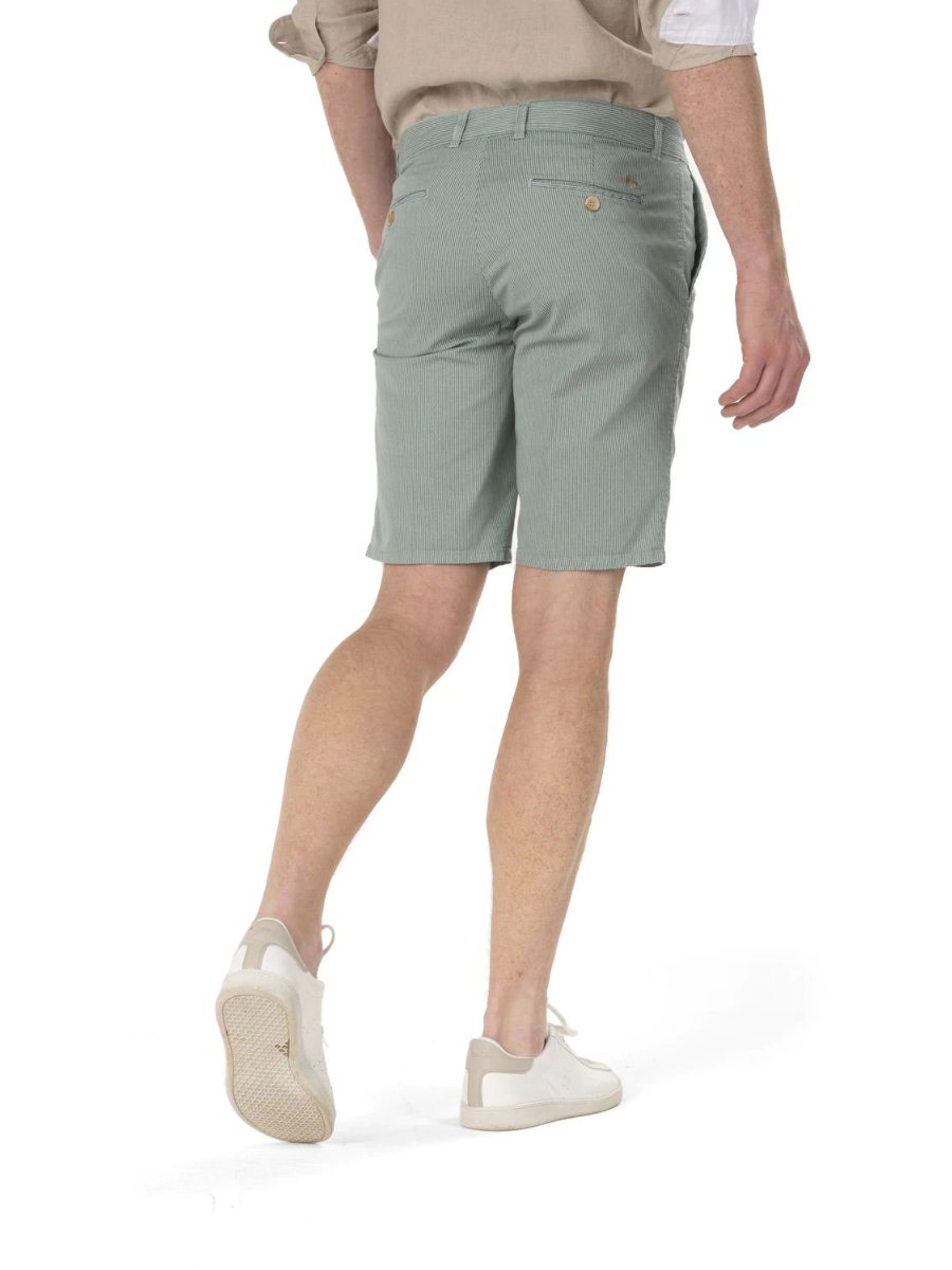PANTALONCINO BERMUDA UOMO HARMONT E BLAINE BRF001 COTONE VERDE ORIGINALE PE