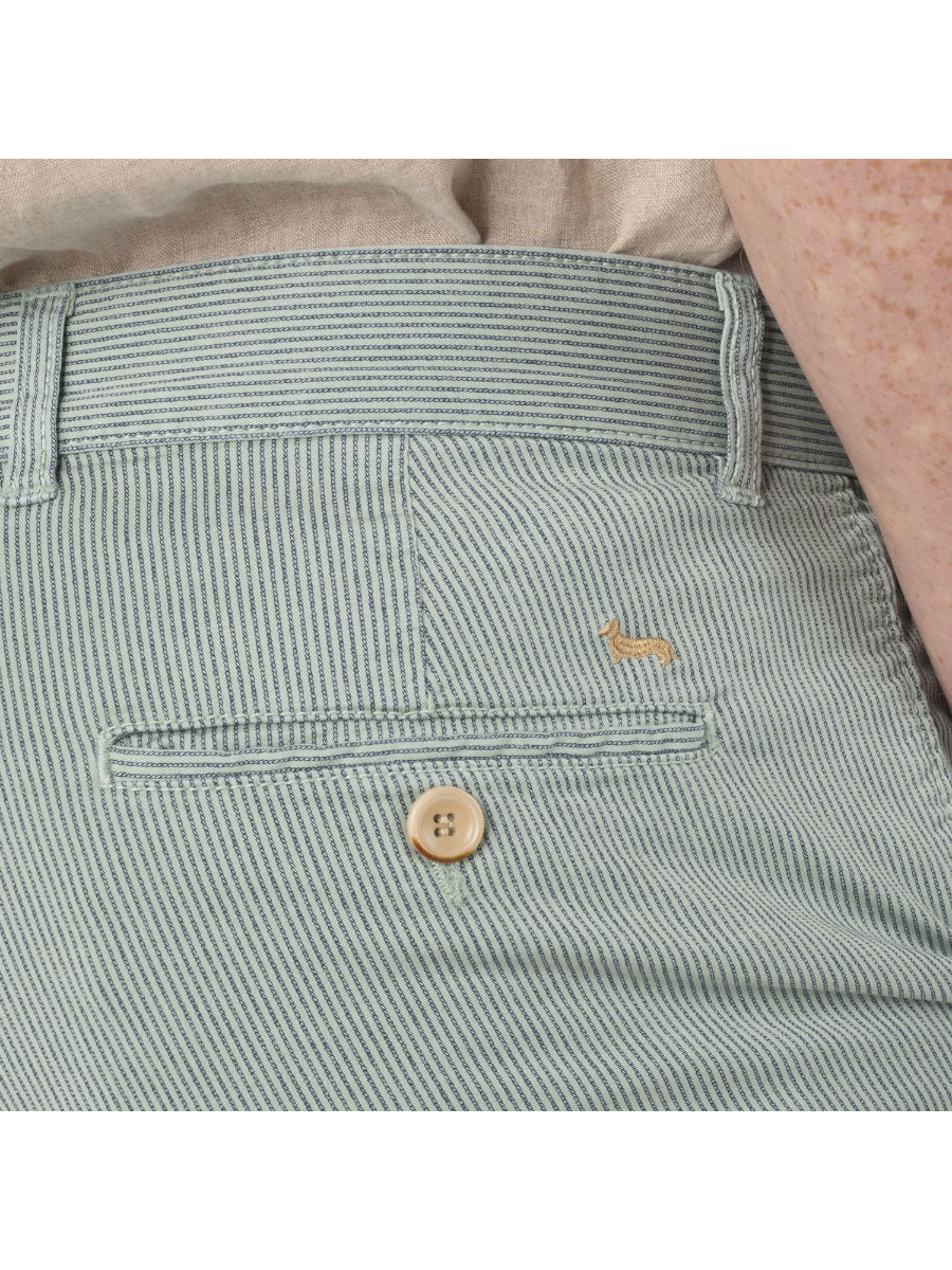 PANTALONCINO BERMUDA UOMO HARMONT E BLAINE BRF001 COTONE VERDE ORIGINALE PE