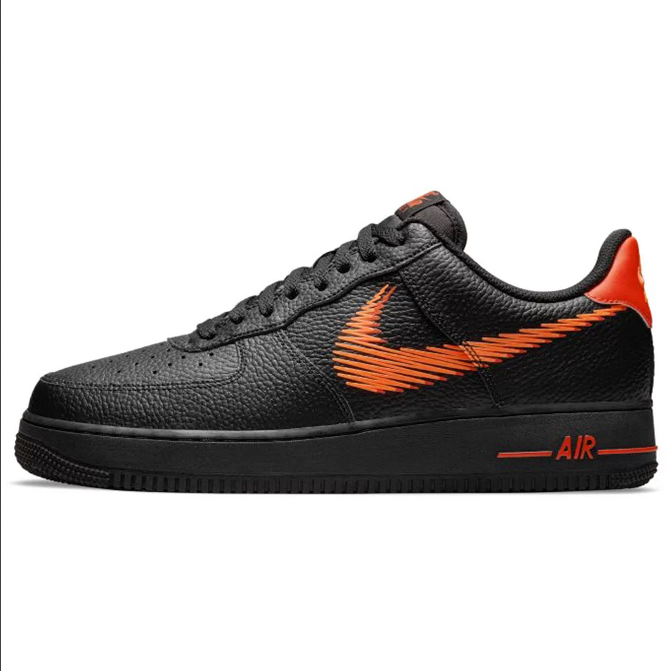SCARPE SNEAKERS UOMO NIKE AIR FORCE 1 DN4928 PELLE NERO ORIGINALE AI