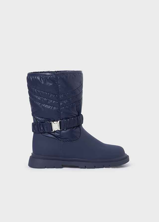 SCARPE STIVALETTO STIVALI RAGAZZA MAYORAL 44315 PELLE BLU ORIGINALE AI 2023