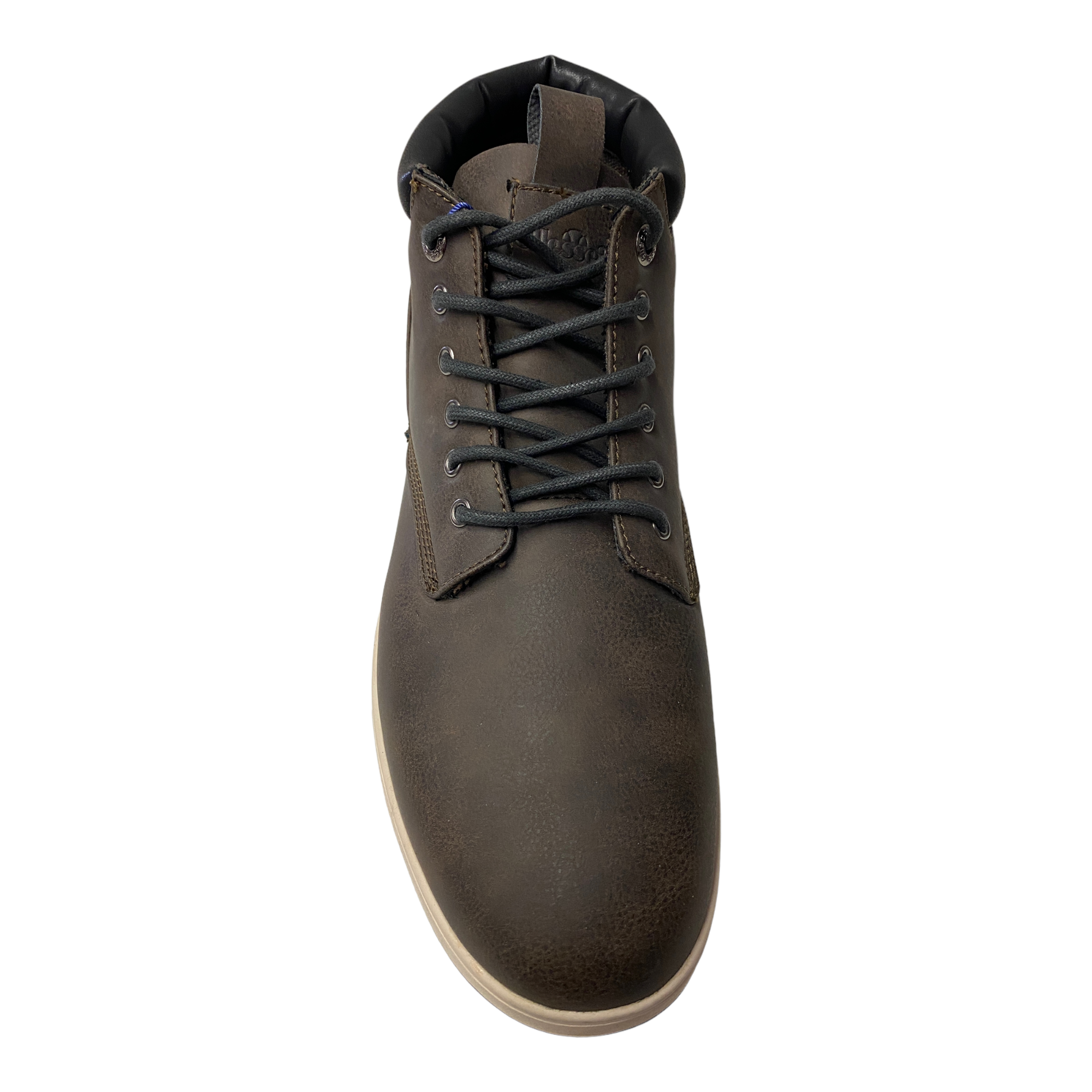 SCARPE SCARPONI STIVALE UOMO ELLESSE DREAM EL628481 ECO PELLE MARRONE ORIGINALE