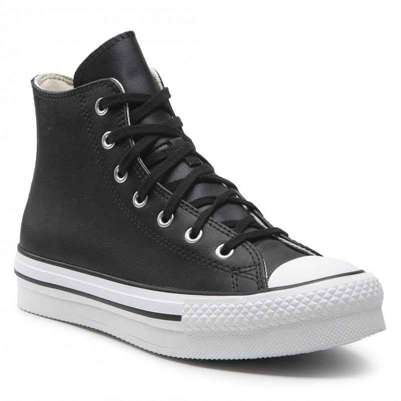 SCARPE SNEAKERS DONNA CONVERSE CTAS EVA A02485C PELLE NERO ORIGINALE AI 2023