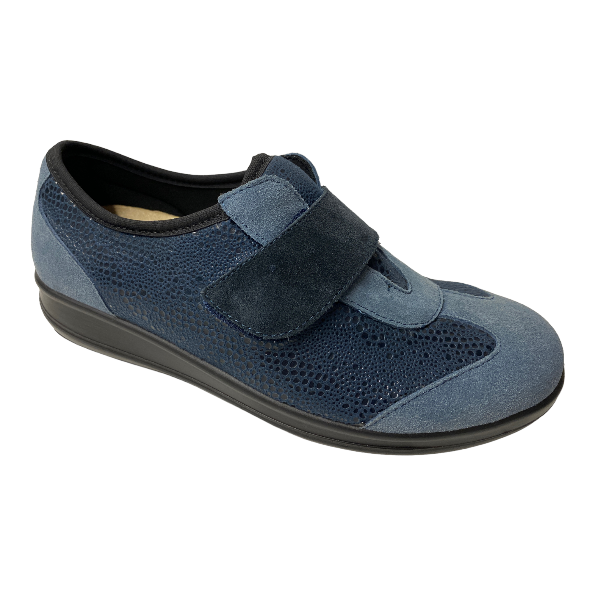 SCARPE PANTOFOLE DONNA SINTONIE ROBERT M31020 PELLE BLU ORIGINALE AI 2023