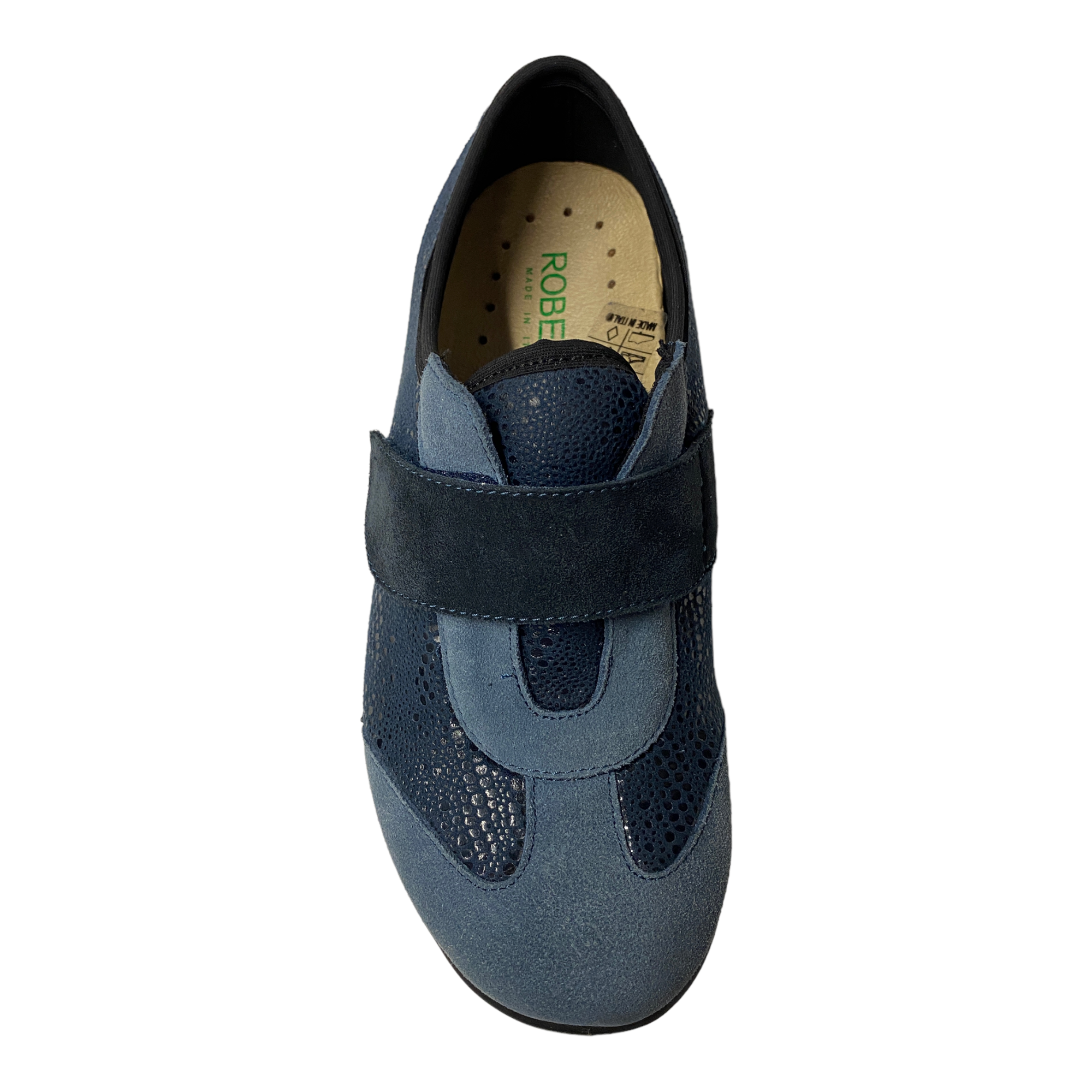 SCARPE PANTOFOLE DONNA SINTONIE ROBERT M31020 PELLE BLU ORIGINALE AI 2023