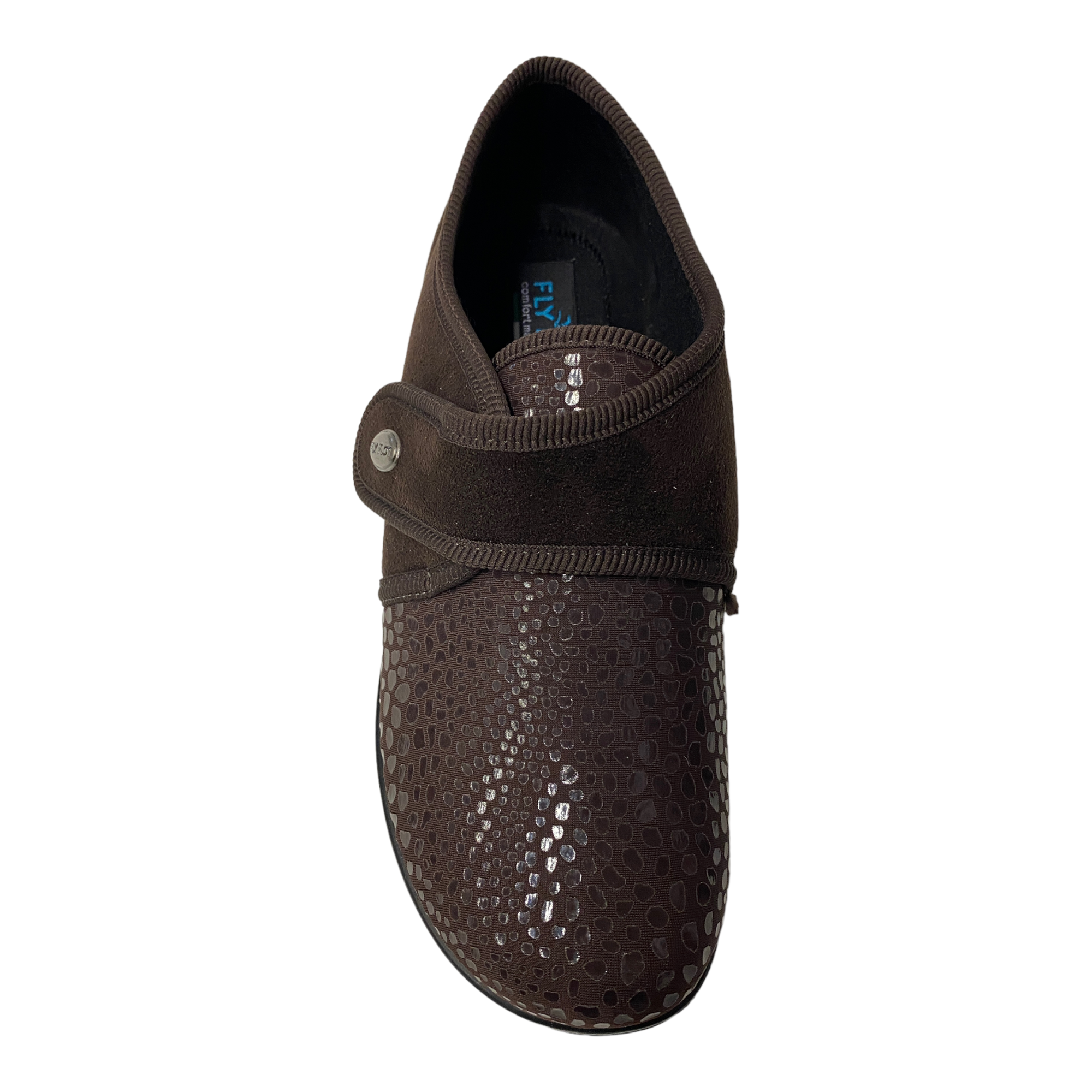 SCARPE PANTOFOLE CIABATTE DONNA FLYFLOT N3 886 CD MORO ORIGINALE AI 2024