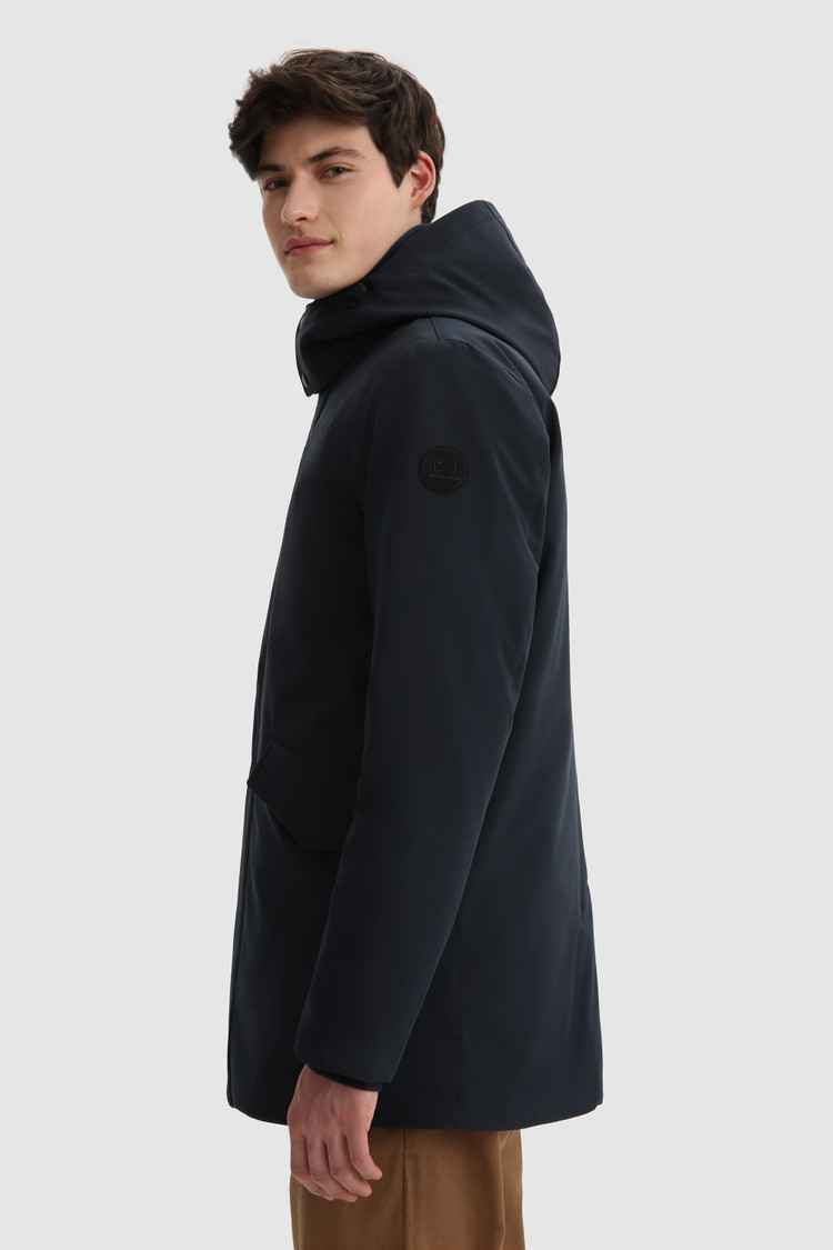 GIUBBOTTO GIUBBINO UOMO WOOLRICH BARROW CFWOOU0501MRUT2735 BLU ORIGINALE AI 2023