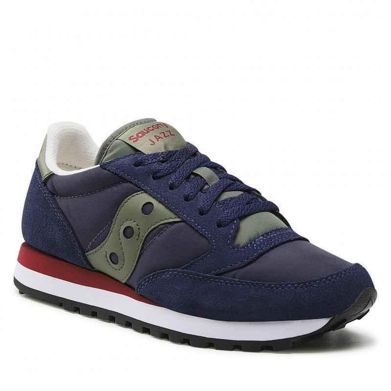 SCARPE SNEAKERS UOMO SAUCONY JAZZ ORIGINAL S2044 654 PELLE BLU AI 2023