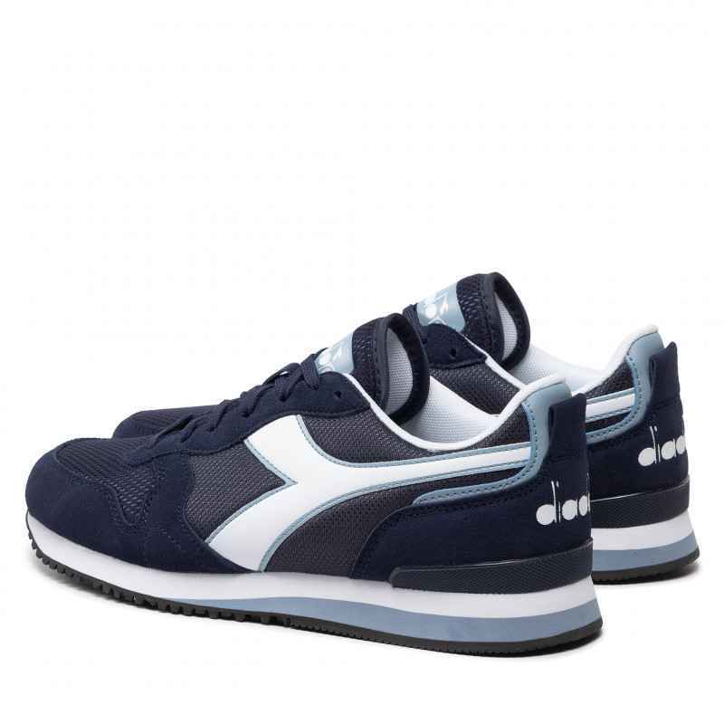 SCARPE SNEAKERS UOMO DIADORA OLYMPIA 101 174376 01 ECO PELLE BLU ORIGINAL AI2023