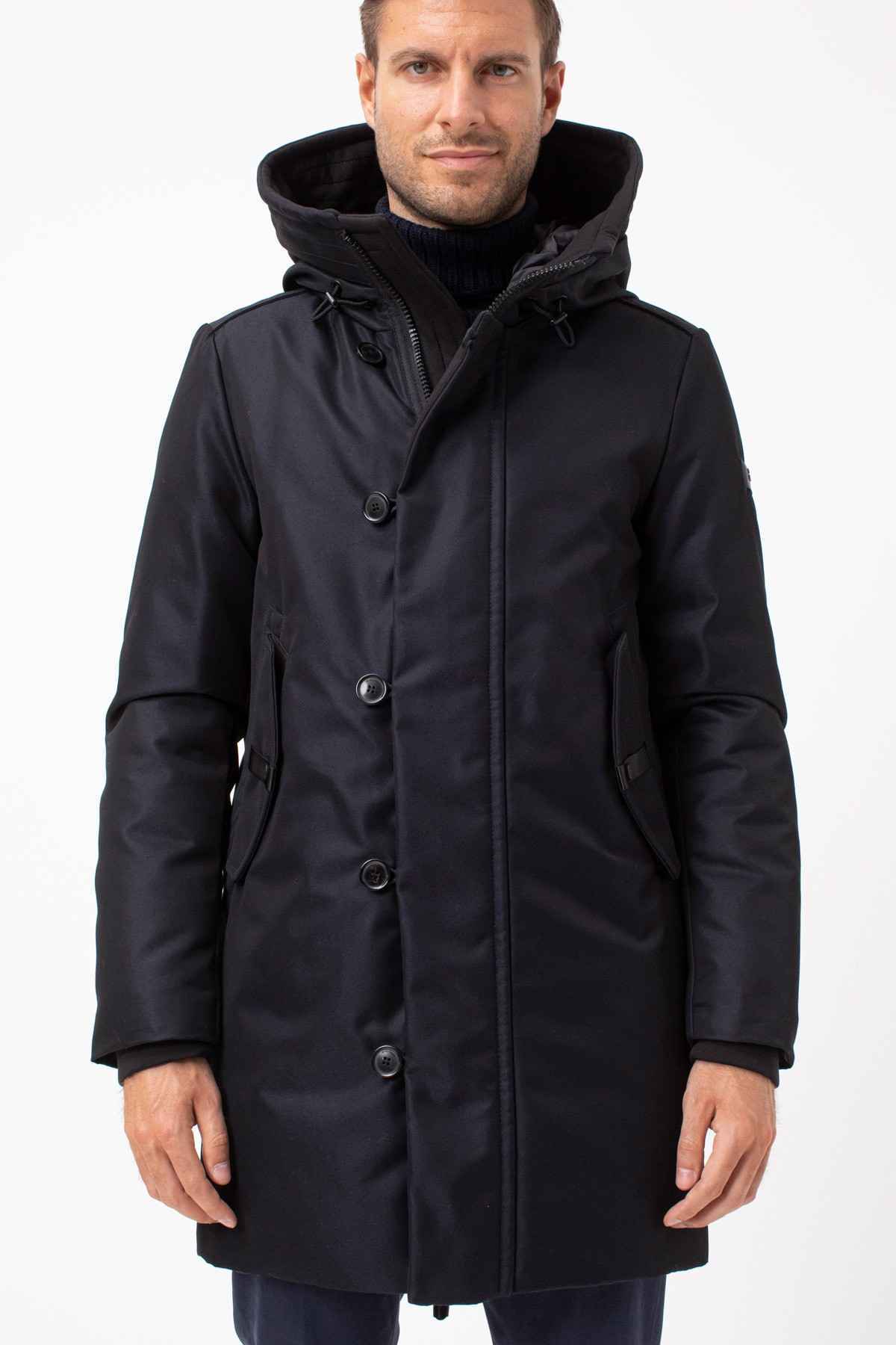 GIUBBINO GIUBBOTTO PARKA UOMO PEUTEREY KASA PEU3322 215 BLU ORIGINALE AI 2023