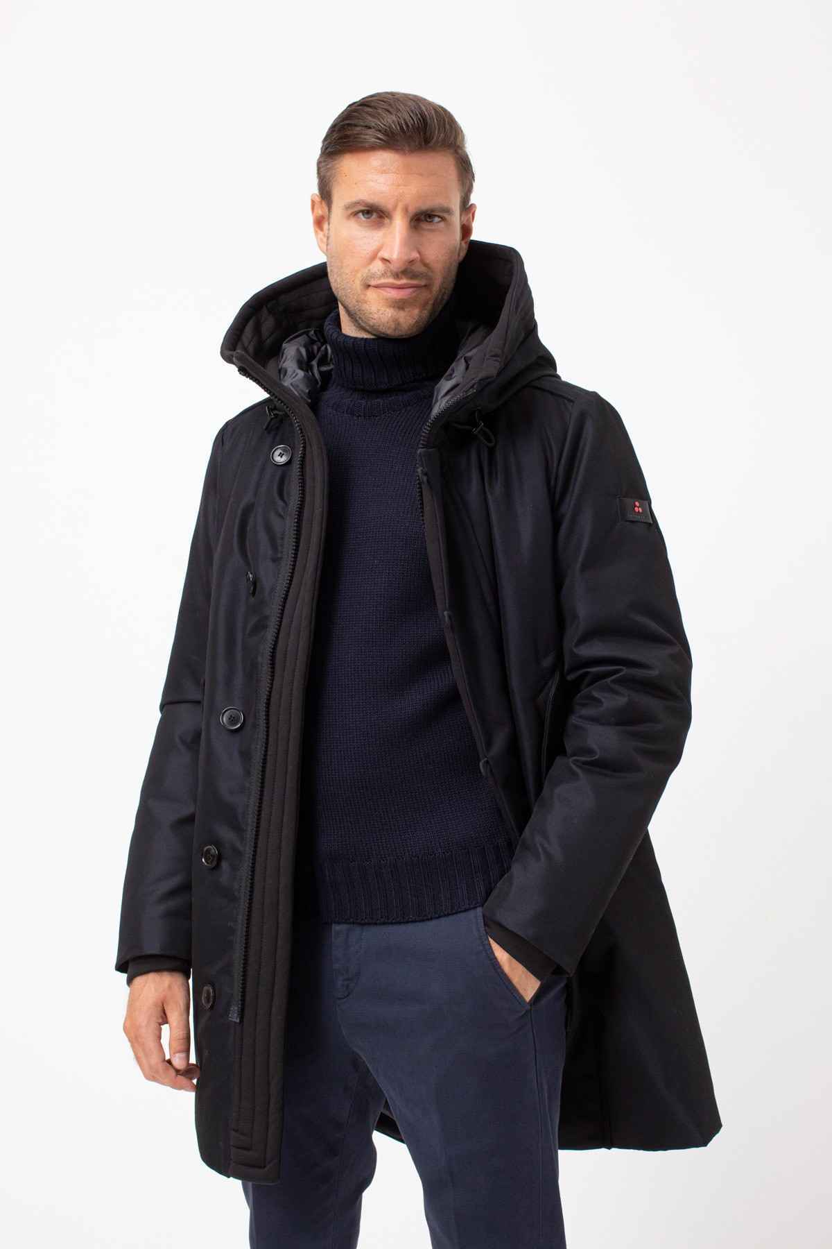 GIUBBINO GIUBBOTTO PARKA UOMO PEUTEREY KASA PEU3322 215 BLU ORIGINALE AI 2023