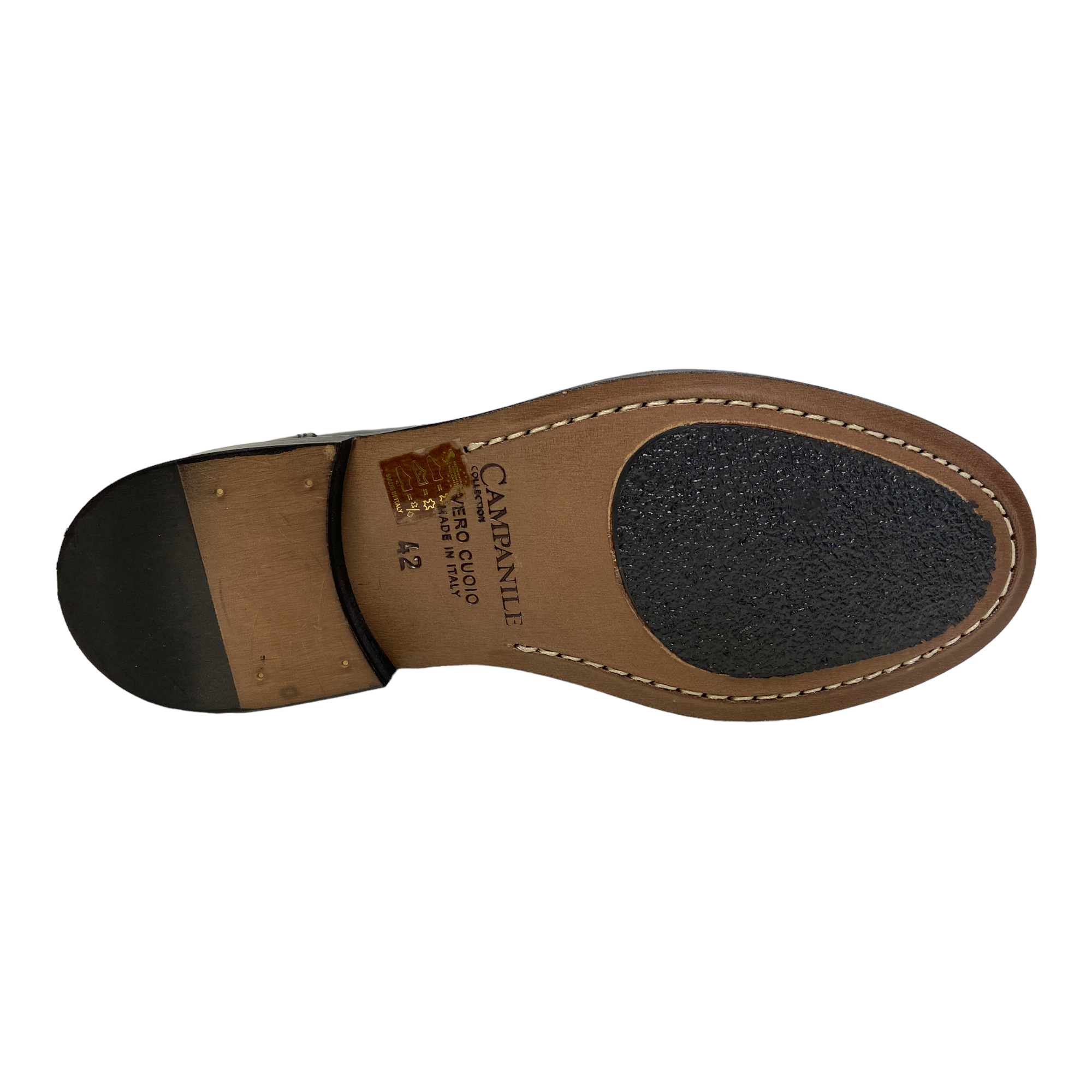 SCARPE MOCASSINO UOMO CAMPANILE COLLECTION 310 PELLE NERO ORIGINALE 4 STAG 2023