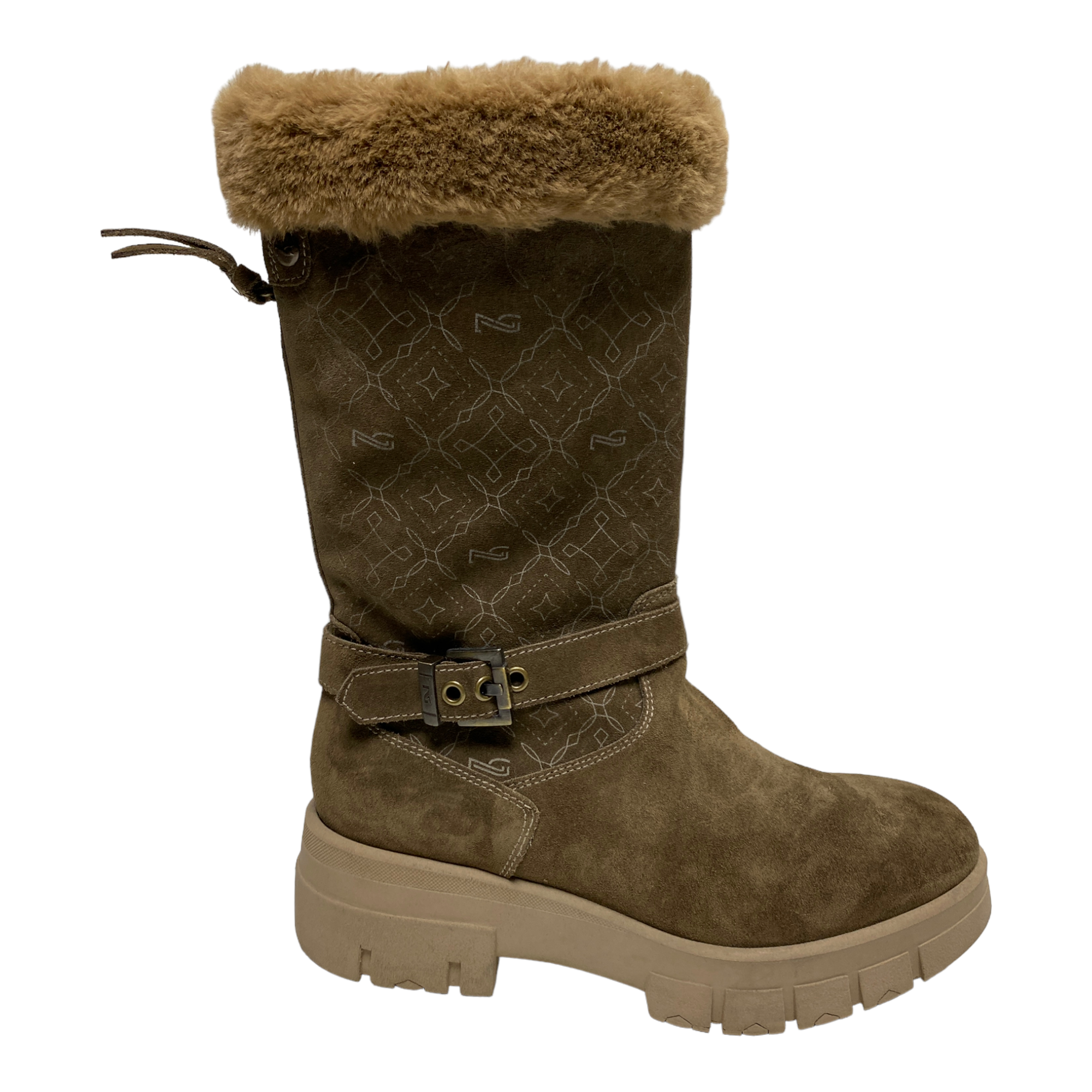 SCARPE STIVALE STIVALI DONNA NERO GIARDINI A909857D PELLE MARRONE ORIGINALE AI