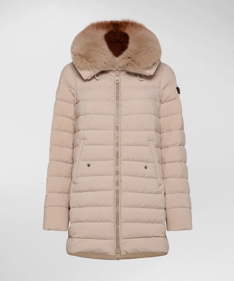 GIUBBINO GIUBBOTTO DONNA PEUTEREY ITOKA PED4017 01190986 BEIGE ORIGINALE AI 2023