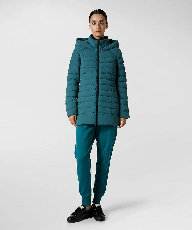 GIUBBINO PIUMINO DONNA PEUTEREY MATAR PED4010 01180662 VERDE ORIGINALE AI 2023