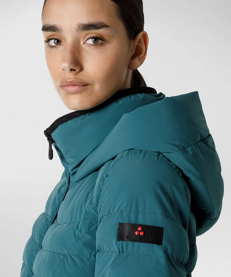 GIUBBINO PIUMINO DONNA PEUTEREY MATAR PED4010 01180662 VERDE ORIGINALE AI 2023