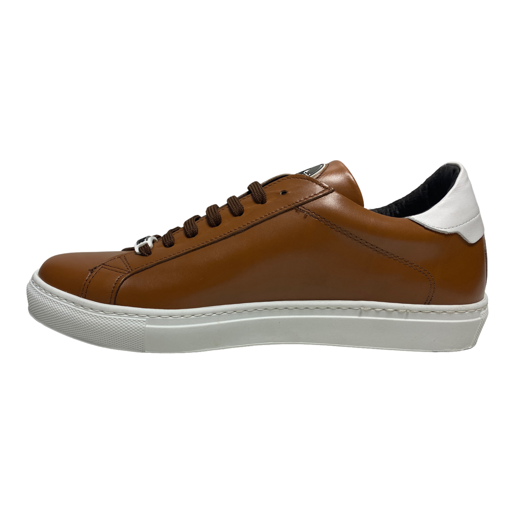 SCARPE SNEAKERS CASUAL UOMO BALDININI ANIL 0017 PELLE CUOIO ORIGINALE AI