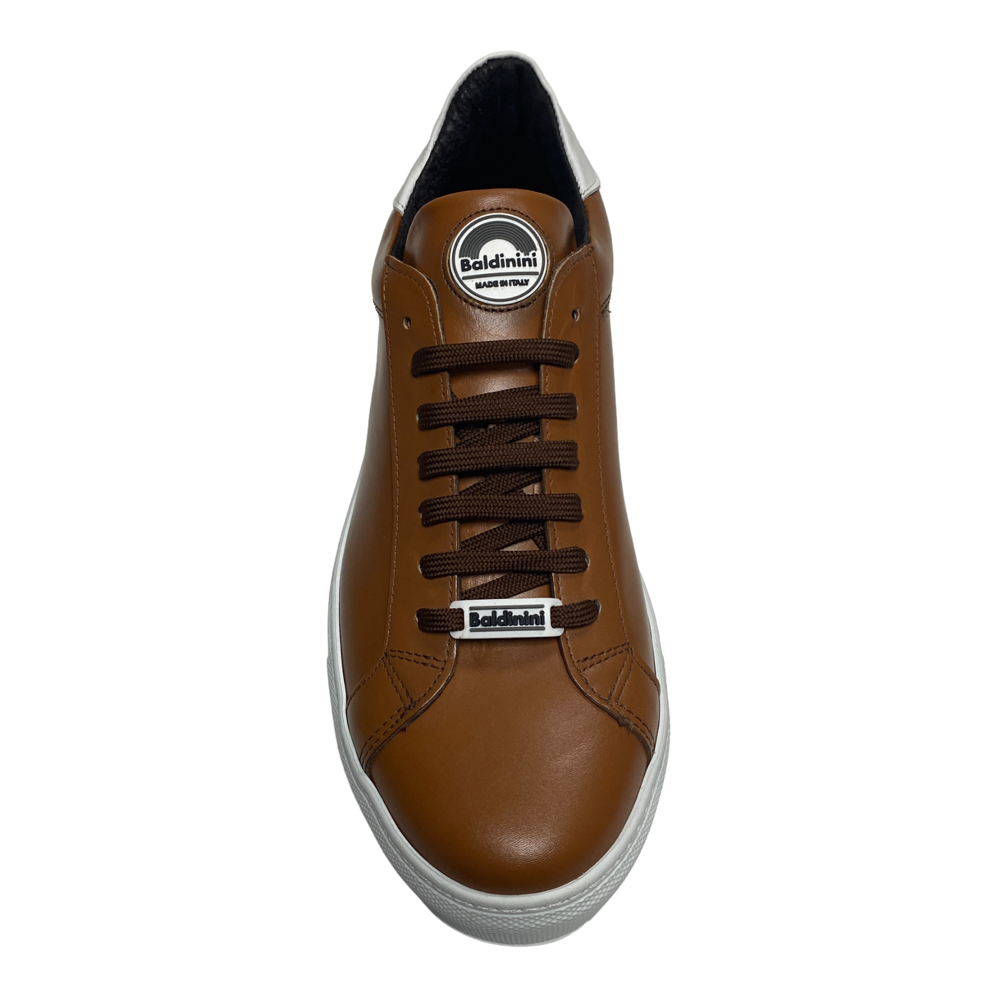 SCARPE SNEAKERS CASUAL UOMO BALDININI ANIL 0017 PELLE CUOIO ORIGINALE AI