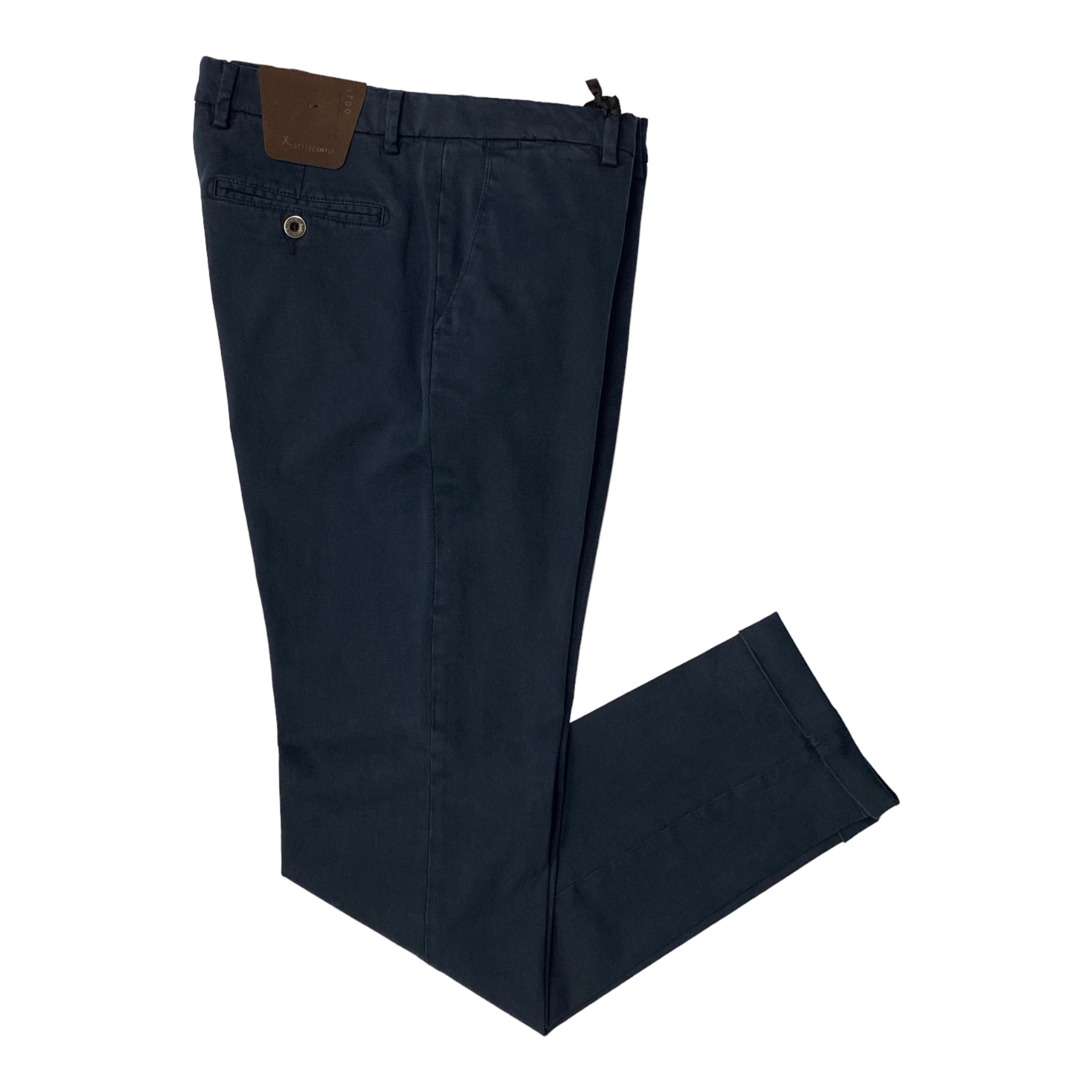 PANTALONE UOMO B700 B SETTECENTO MH700 4009 COTONE BLU ORIGINALE AI 2023