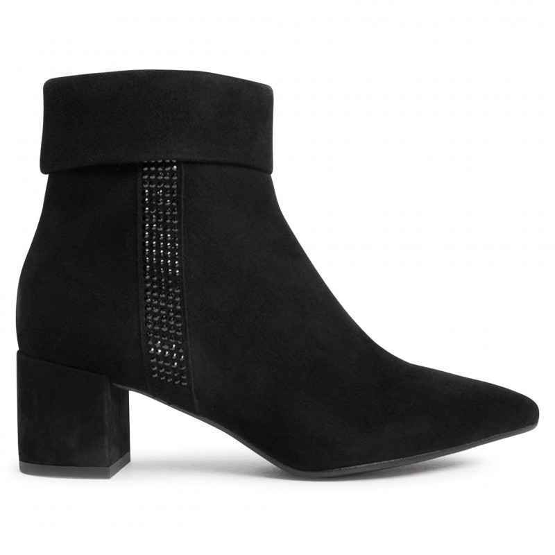 SCARPE TRONCHETTO DONNA IGIECO IGI E CO 6195011 PELLE NERO ORIGINALE AI