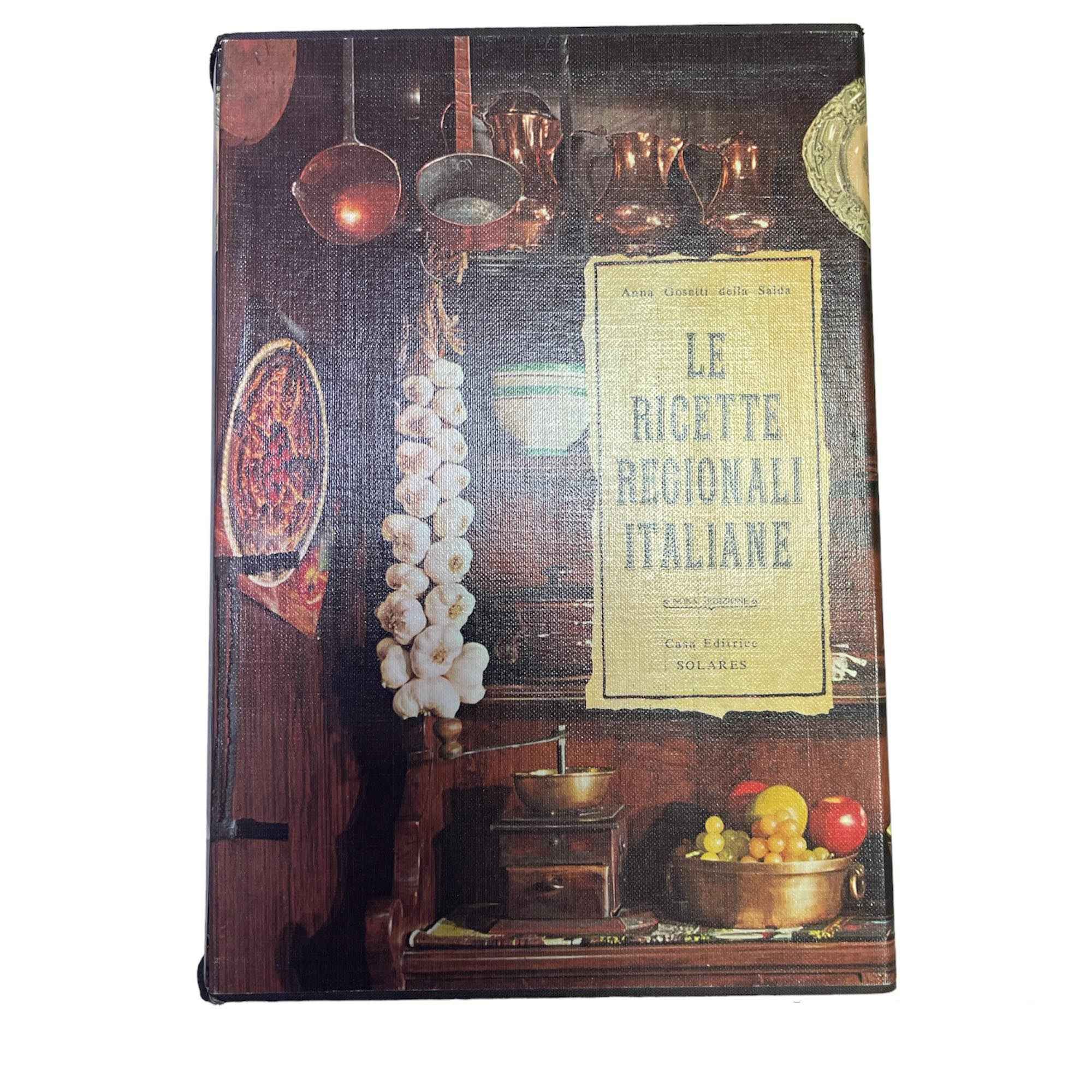 LIBRO LIBRI ANNA GOSETTI DELLA SALDA LE RICETTE REGIONALI ITALIANE SOLARES ED 9