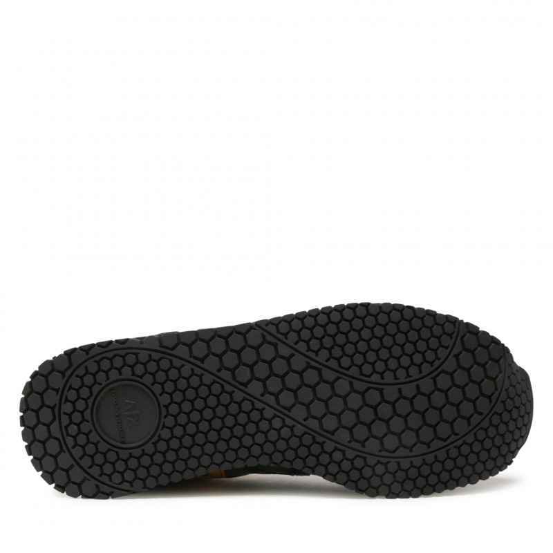 SCARPE SNEAKERS UOMO AX ARMANI EXCHANGE XUX017 XCC68 PELLE VERDE ORIGINALE 2023