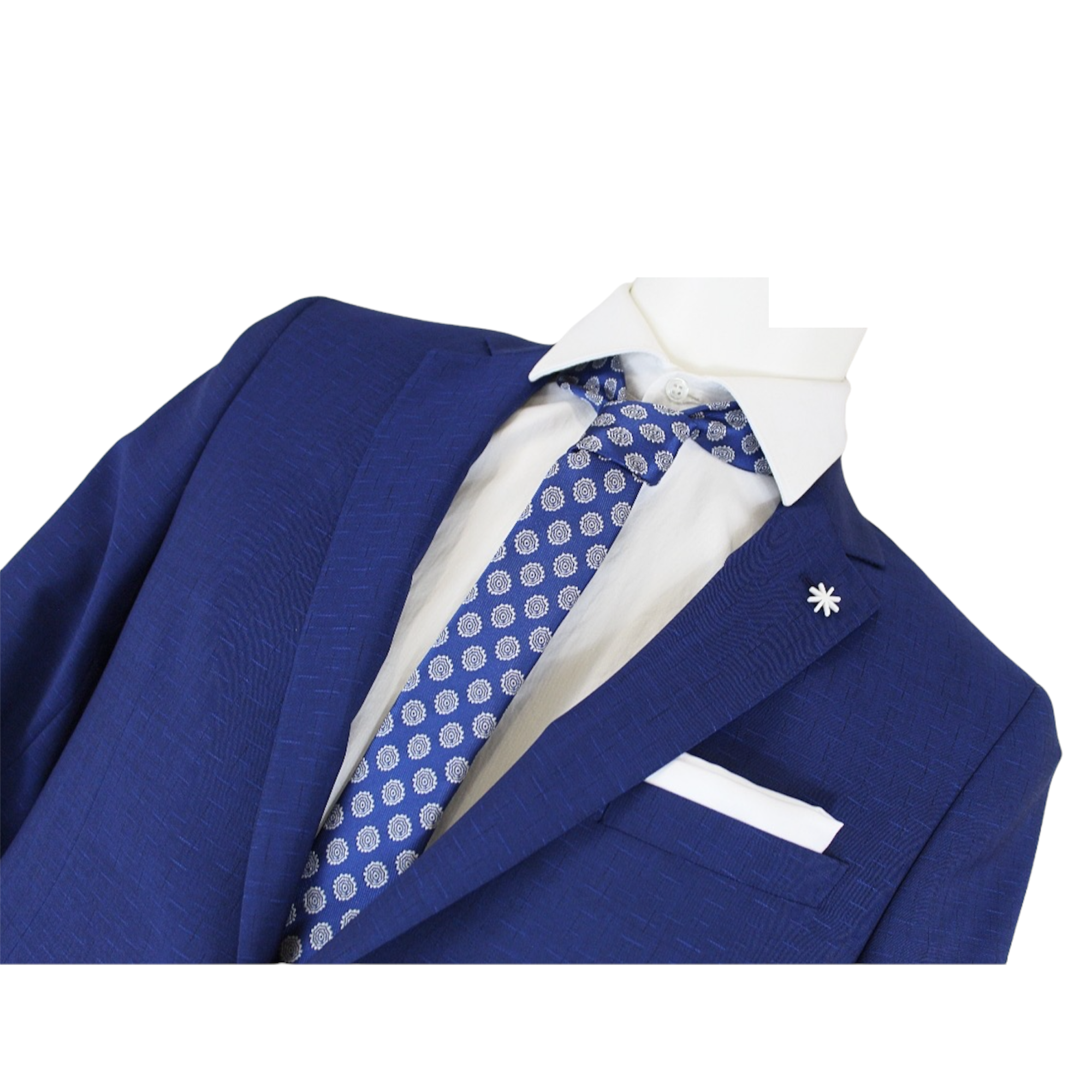 ABITO GIACCA PANTALONE CERIMONIA UOMO MANUEL RITZ 3430A3318 BLU ORIGINAL PE 2023