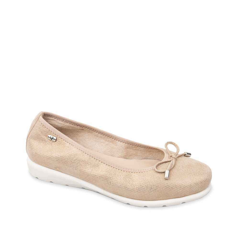 SCARPE BALLERINA CASUAL DONNA VALLEVERDE VS10100B PELLE RAME ORIGINALE PE 2023
