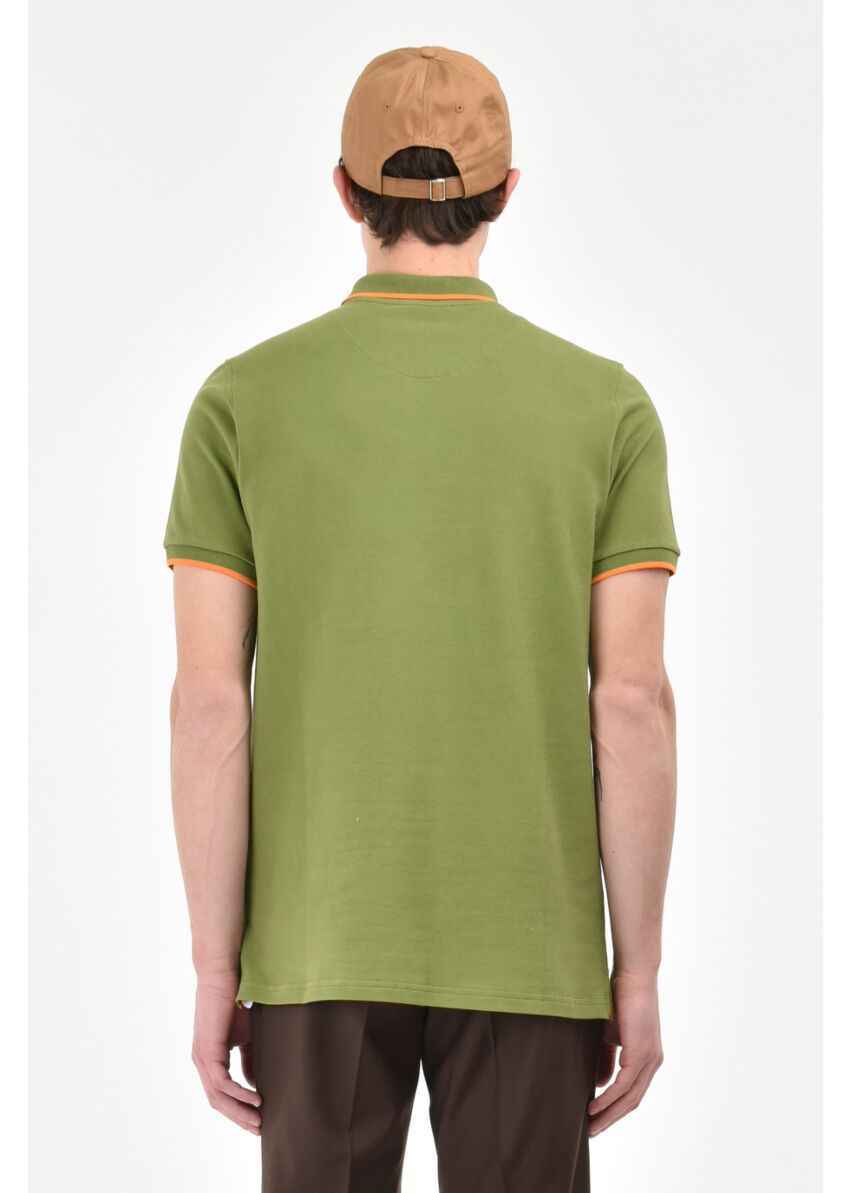 MAGLIA POLO T SHIRT UOMO MNAUEL RITZ 3432M552 COTONE VERDE ORIGINALE PE 2023