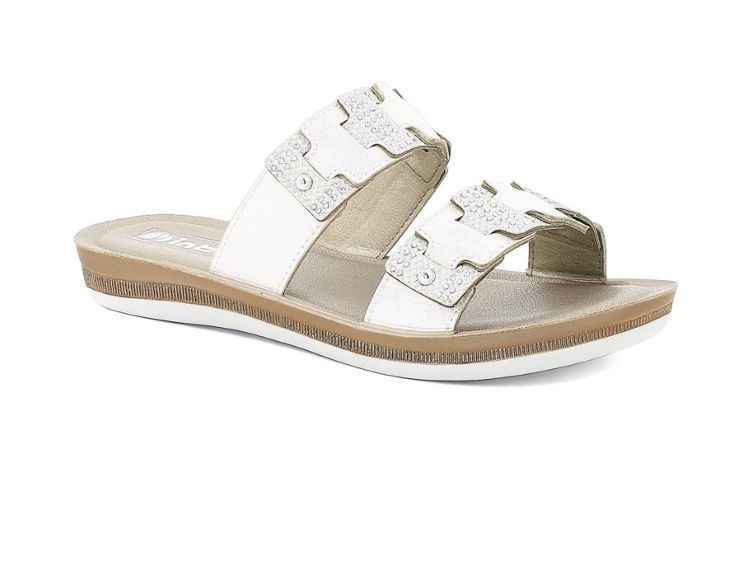 SCARPE CIABATTE SANDALI DONNA INBLU BA00045 BA45 BIANCO ORIGINALE PE 2023