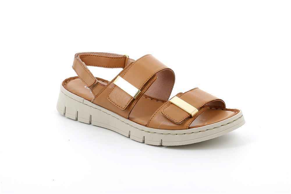 SCARPE SANDALO SANDALI DONNA GRUNLAND GITA SA1201 30 PELLE TERRA ORIGINAL PE2023