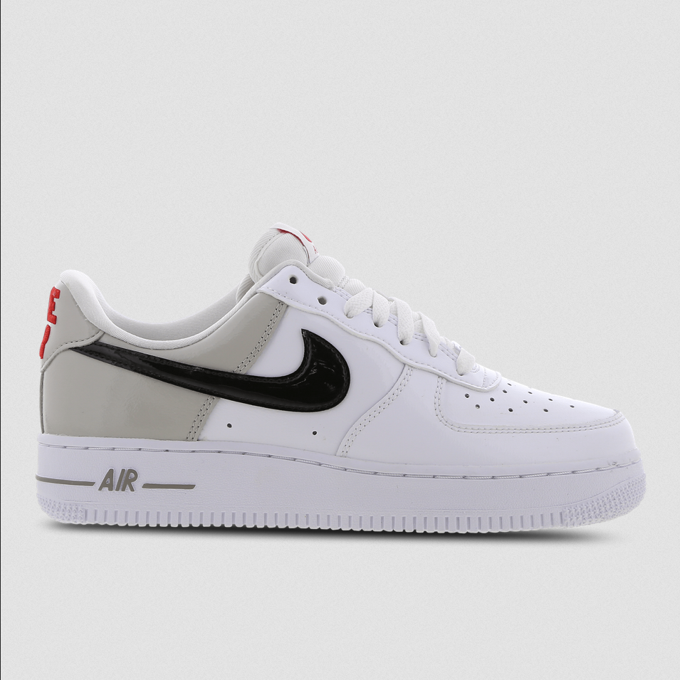 SCARPE SNEAKERS DONNA NIKE AIR FORCE 1 07 DQ7570 PELLE BIANCO ORIGINALE 4 STAG
