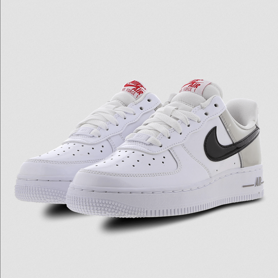 SCARPE SNEAKERS DONNA NIKE AIR FORCE 1 07 DQ7570 PELLE BIANCO ORIGINALE 4 STAG