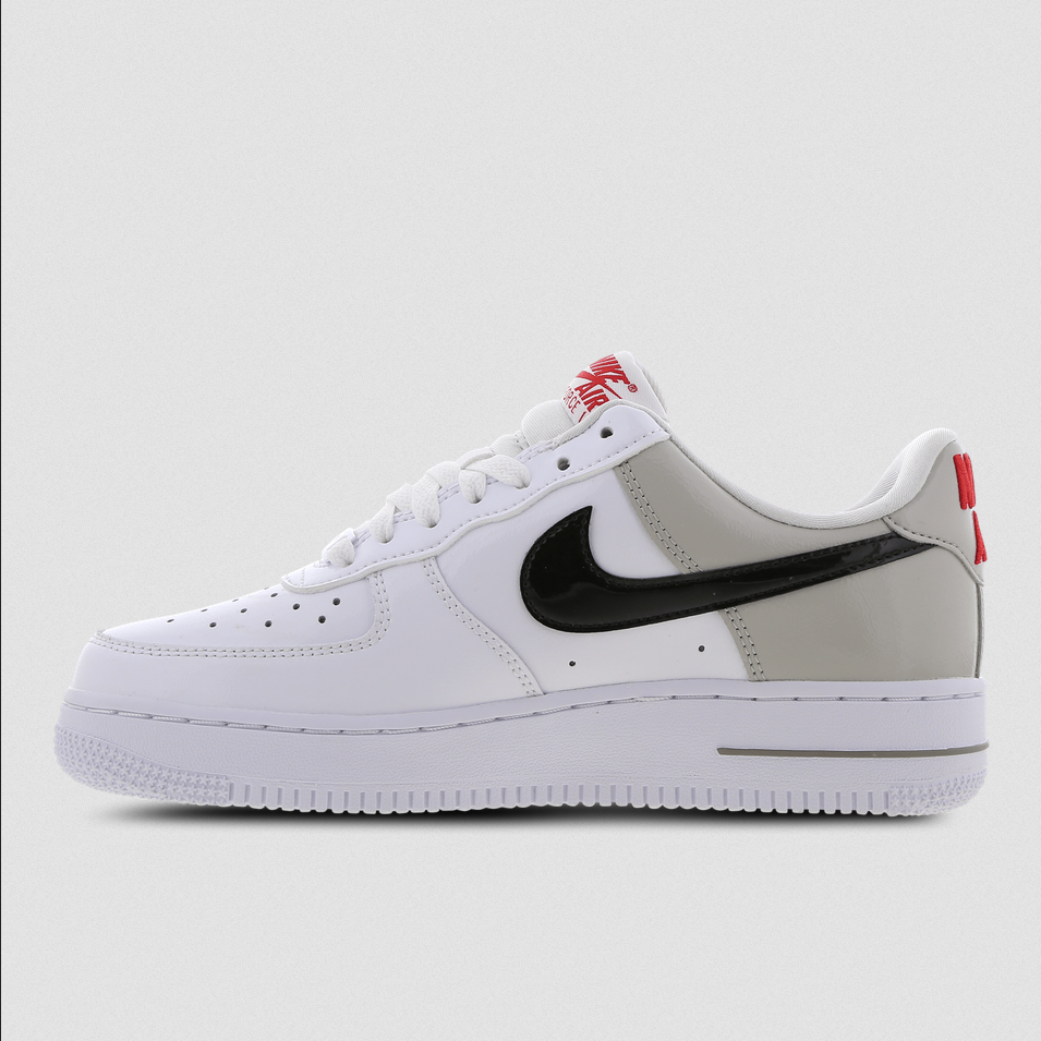 SCARPE SNEAKERS DONNA NIKE AIR FORCE 1 07 DQ7570 PELLE BIANCO ORIGINALE 4 STAG